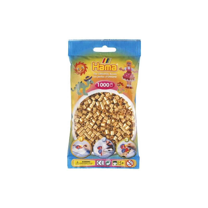 Hama 207-61 Perlenbtl. 1000 Stck., gold