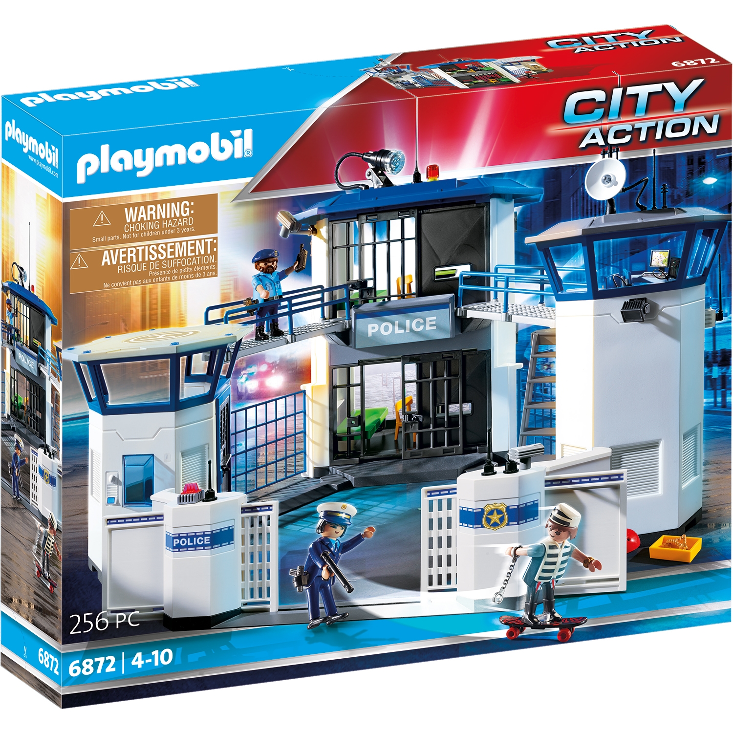 PLAYMOBIL 6872 Polizei-Kommandozentrale mit Gefängnis
