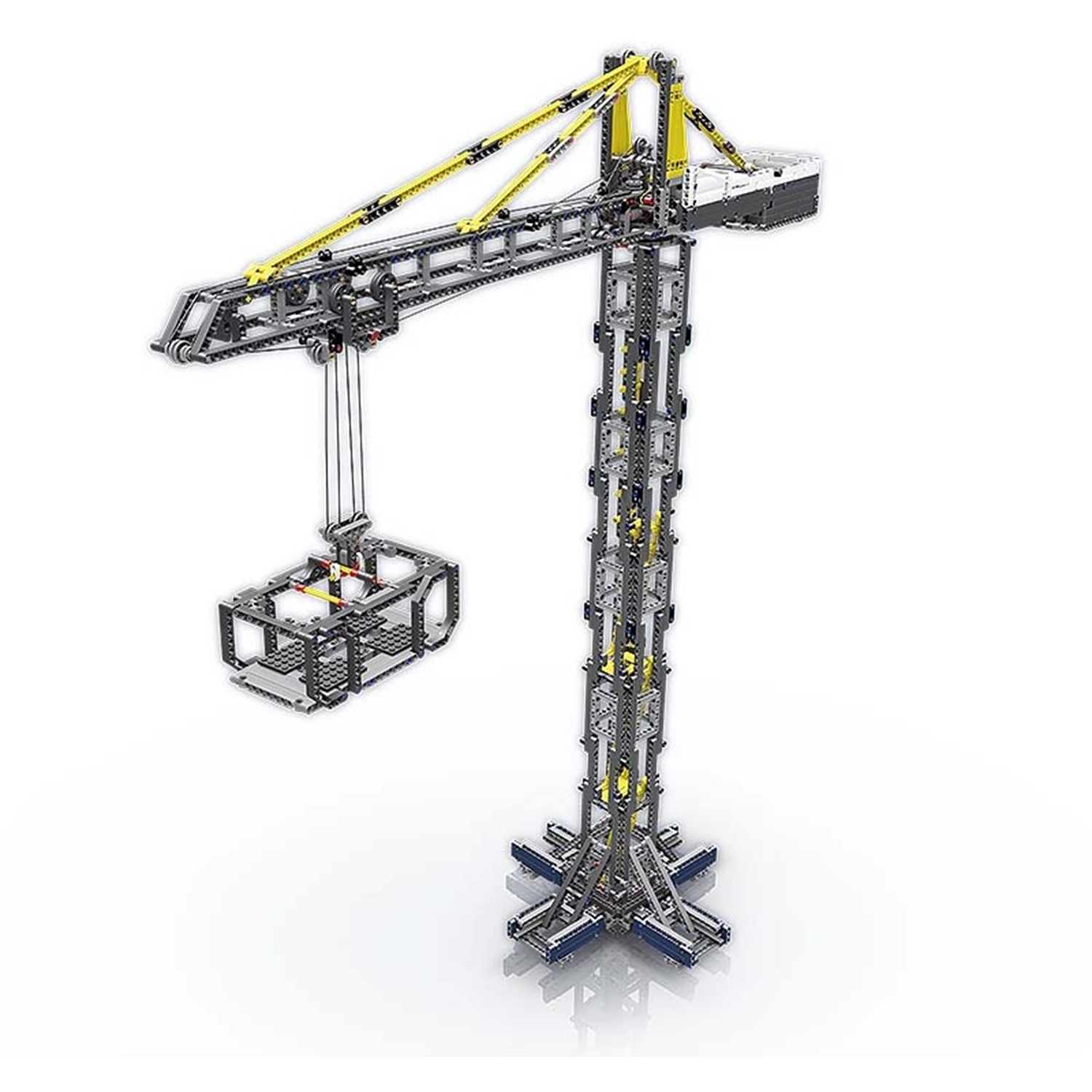 Mould King 17004 Turmdrehkran mit Fernsteuerung