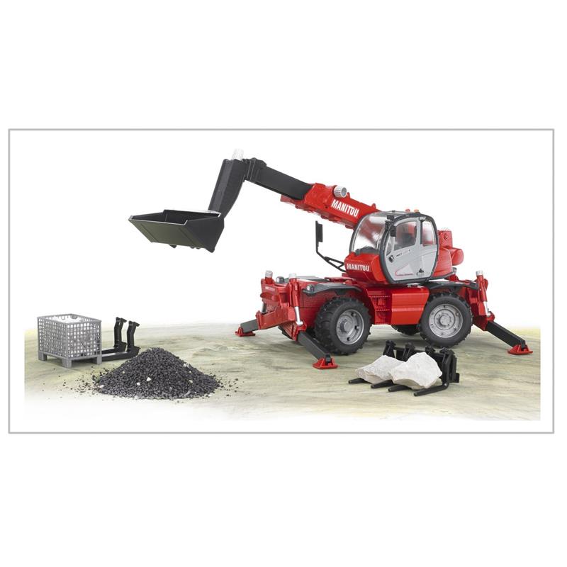 Bruder 02129 Manitou Teleskopstapler MRT 2150