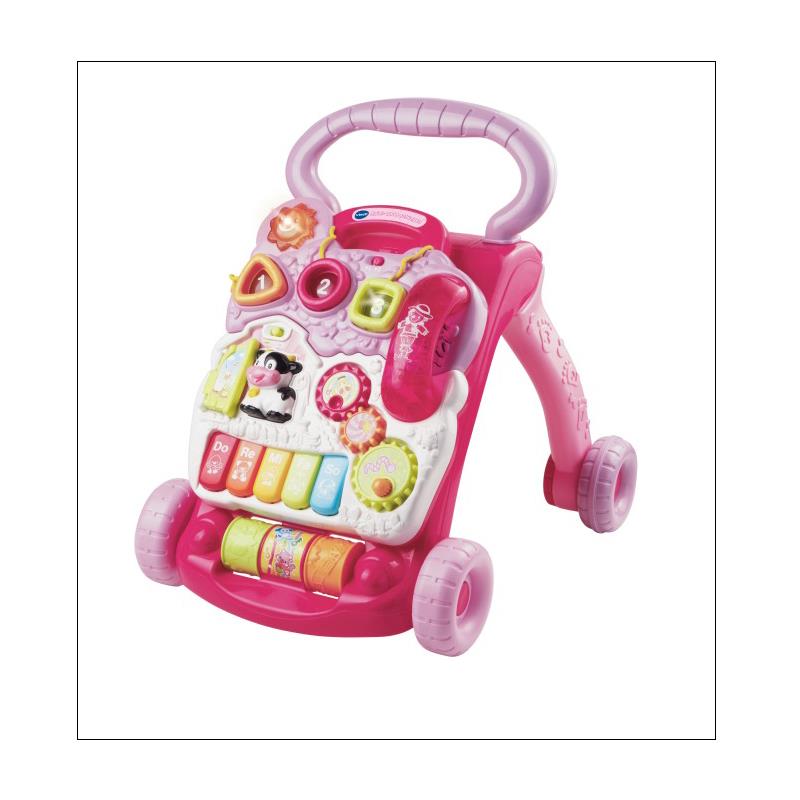 Vtech 80-077054 Spiel- und Lauflernwagen, pink