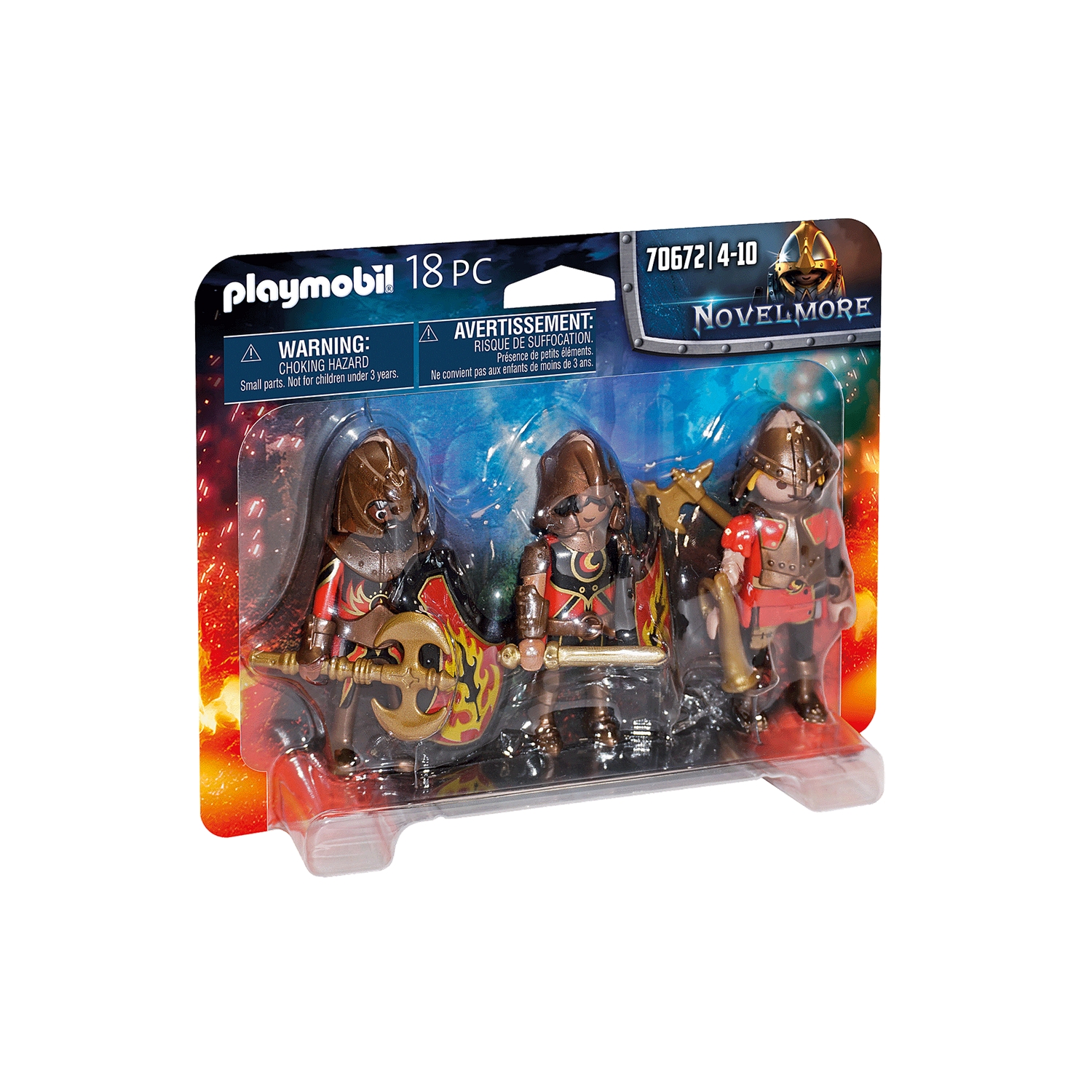 PLAYMOBIL 70672 Novelmore 3er Set Burnham Raiders