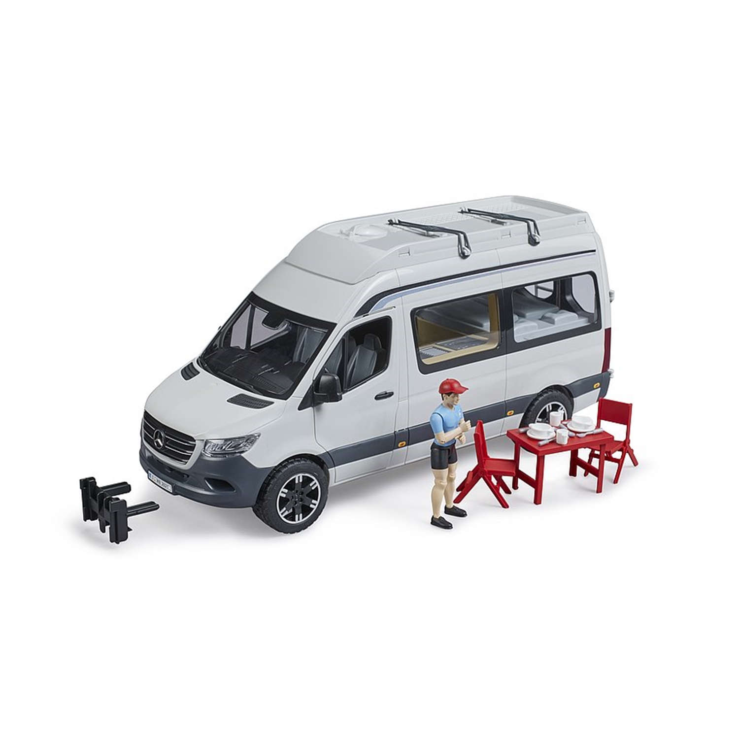 Bruder 02672 MB Sprinter Camper mit Fahrer