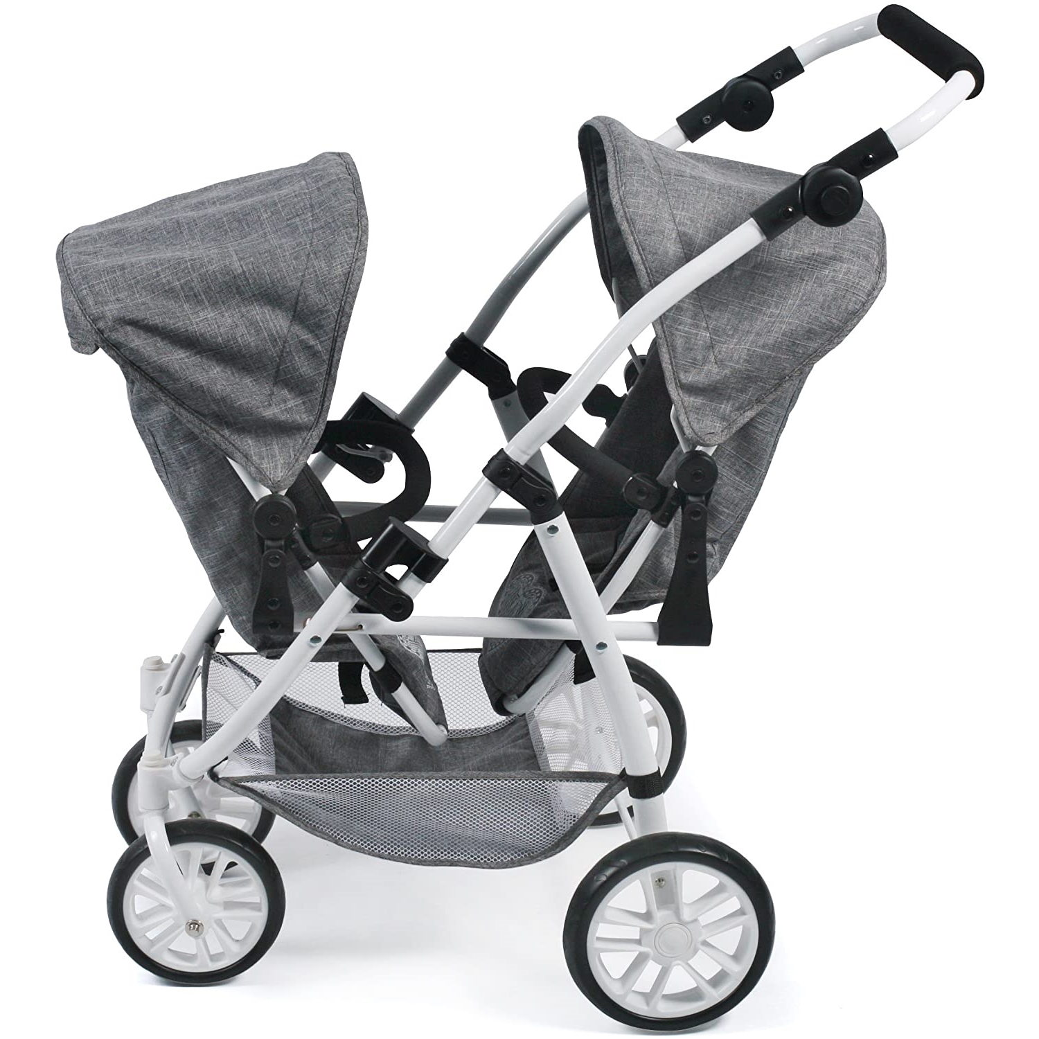 Bayer Chic 2000 691-76 Tandem-Buggy TWINNY, Jeans Grey