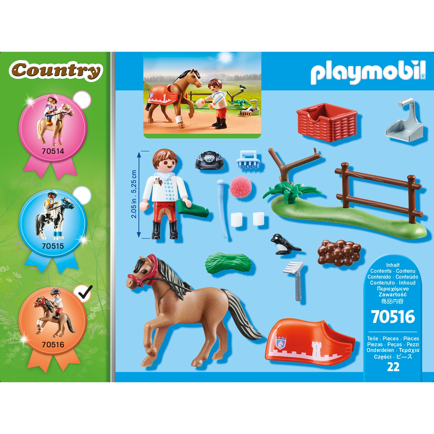 PLAYMOBIL 70516 Country Sammelpony "Connemara"