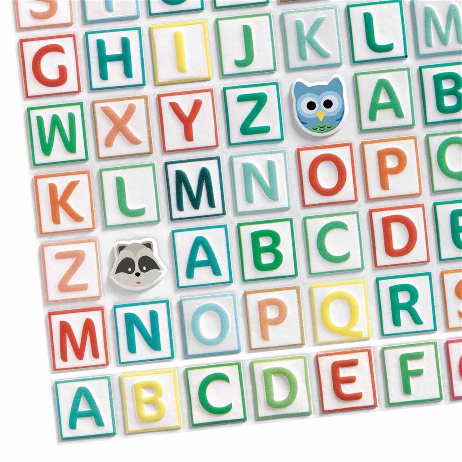 Djeco DJ09078 Sticker: Buchstaben