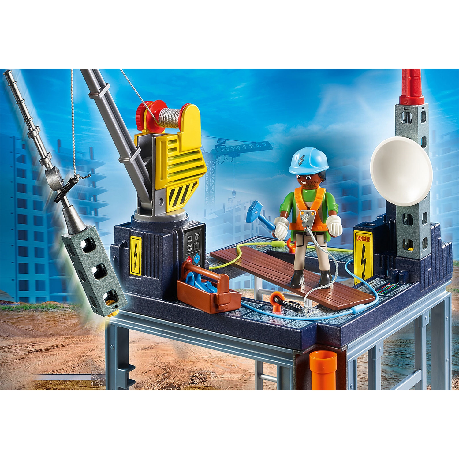 PLAYMOBIL 70816 City Action 70816 Starter Pack Baustelle mit