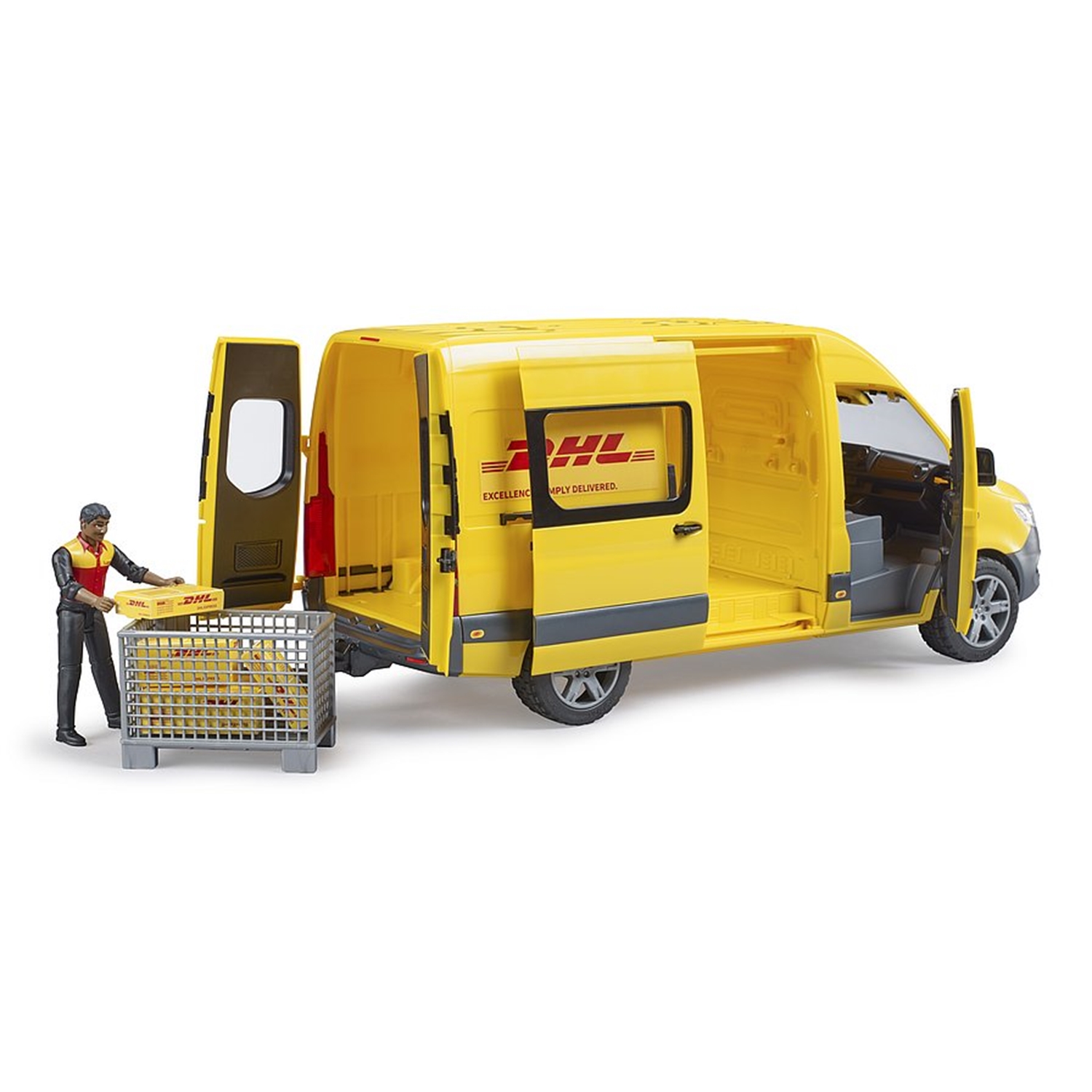 Bruder 02671 MB Sprinter DHL mit Fahrer