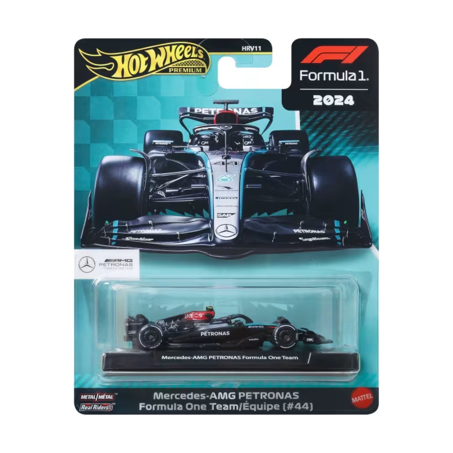 Mattel JBM16 Hot Wheels Race - Mercedes-Benz |2024 Livery Lewis