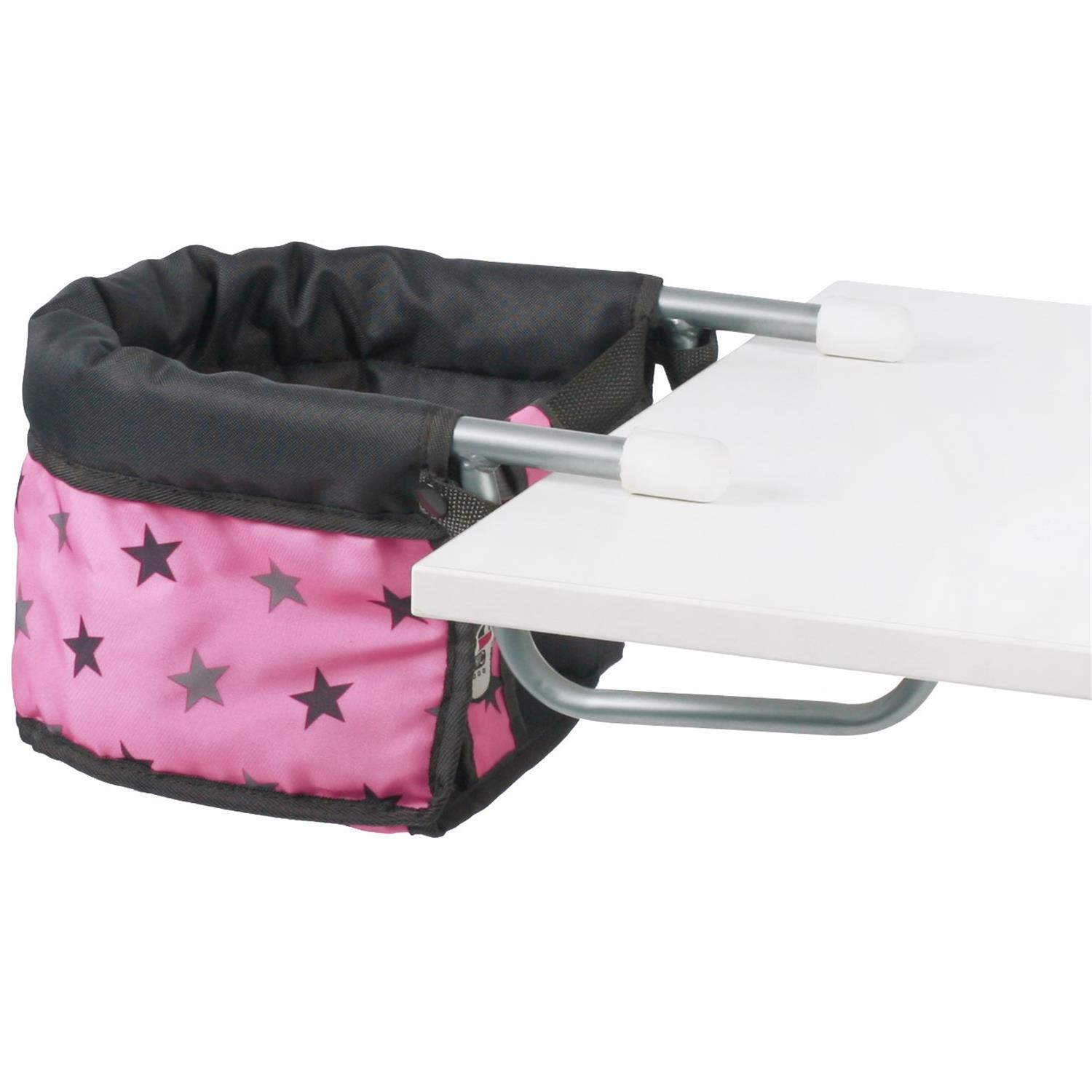 Bayer Chic 2000 735-83 Puppen Tisch-Sitz, Sternchen Grau