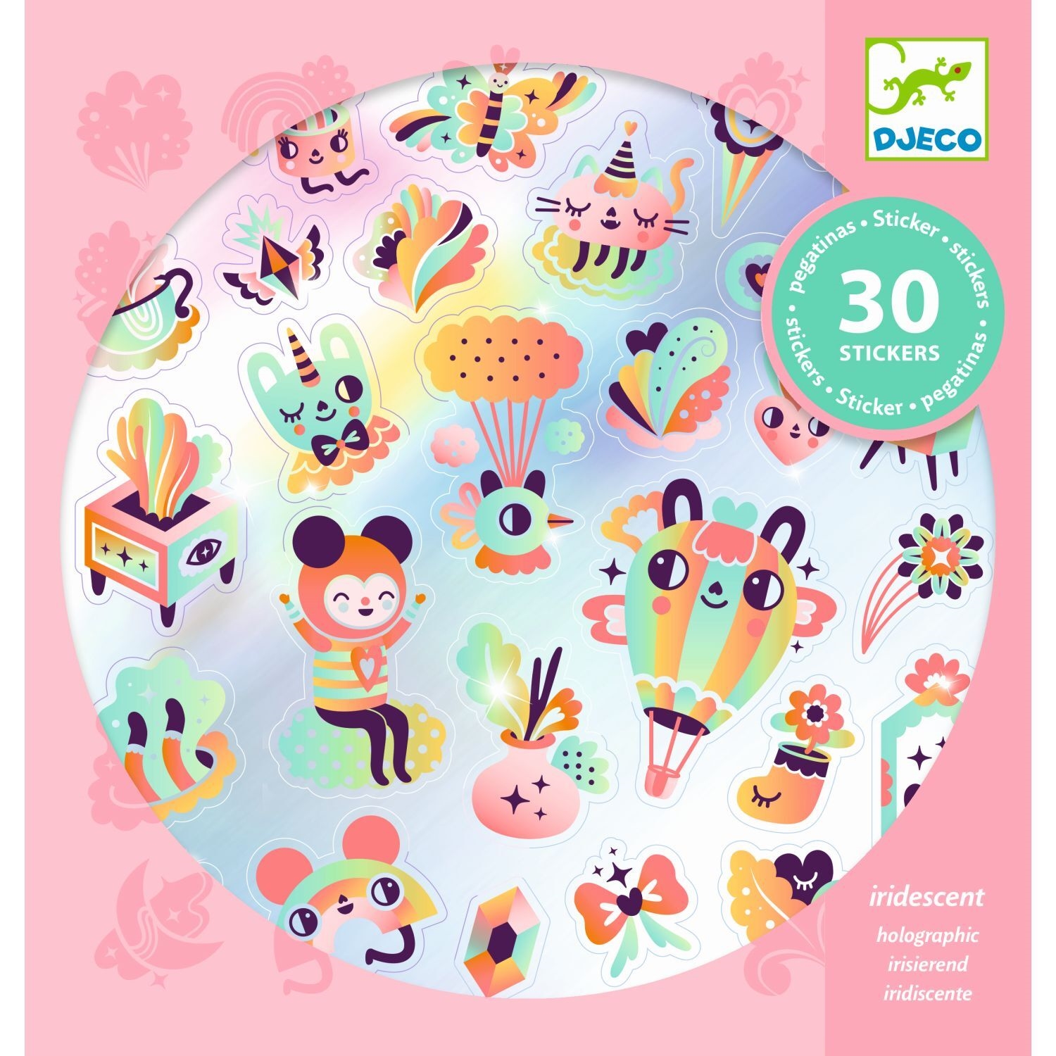 Djeco DJ09264 Sticker Herrlicher Regenbogen