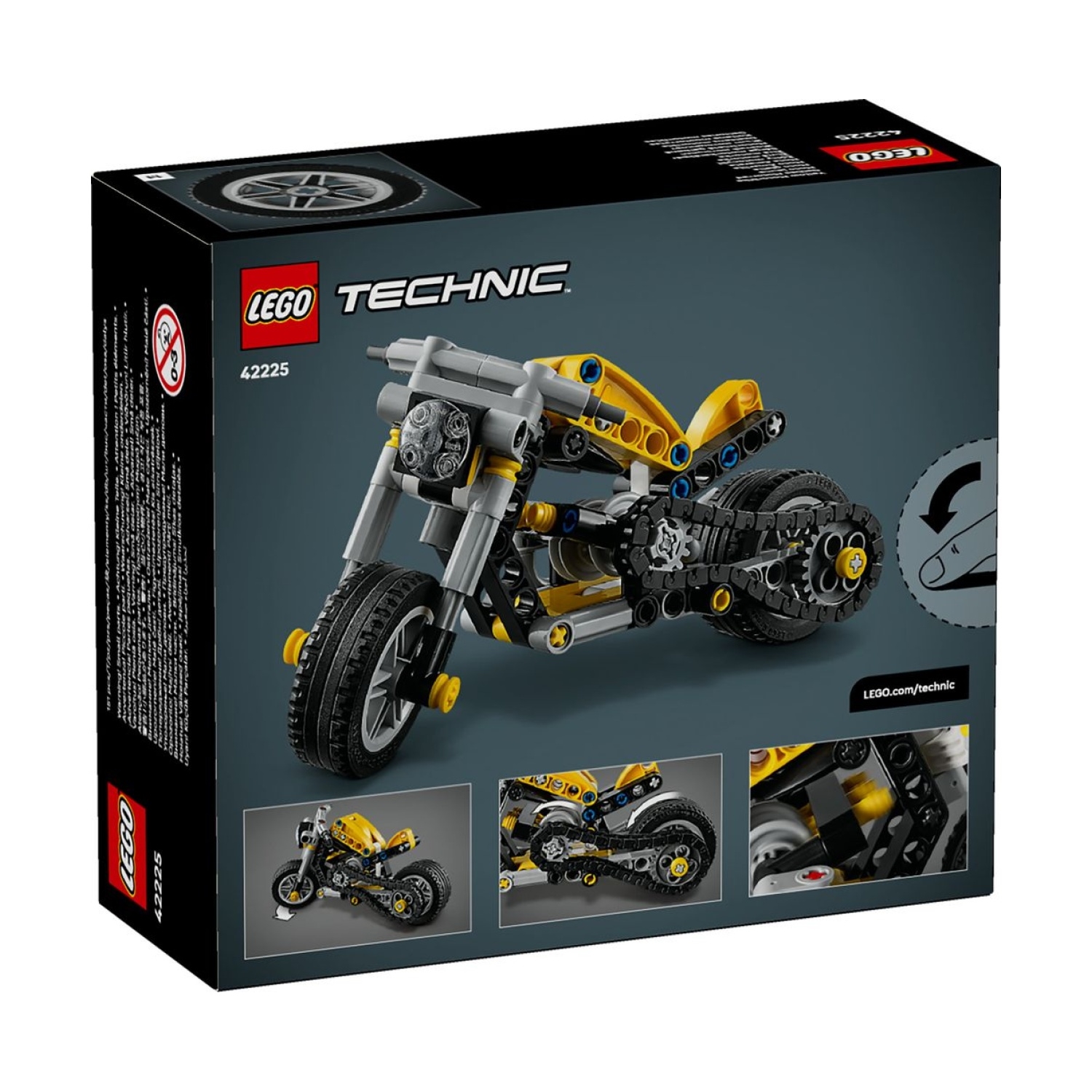 LEGO 42225 Gelbes Motorrad