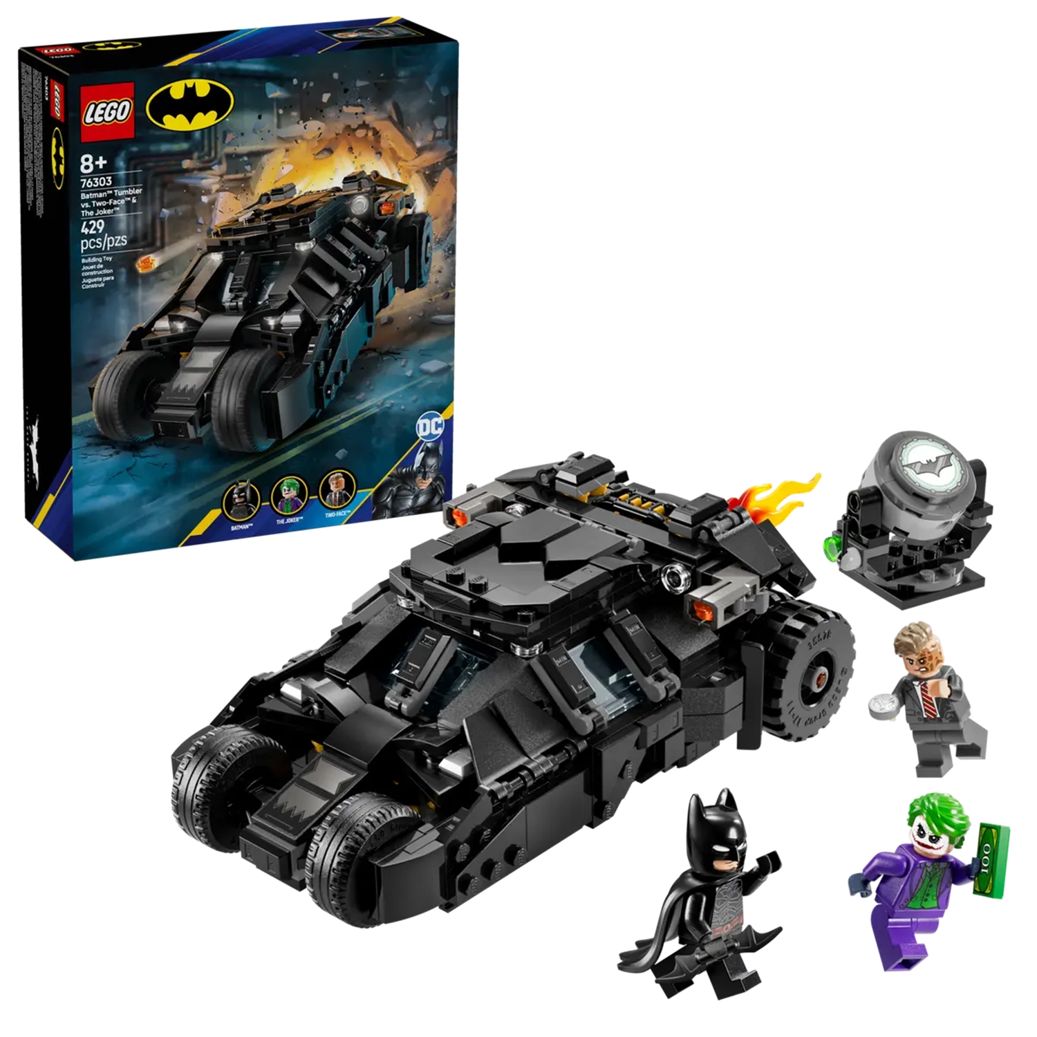 LEGO 76303 Batman™ Tumbler vs. Two-Face™ & The Joker™