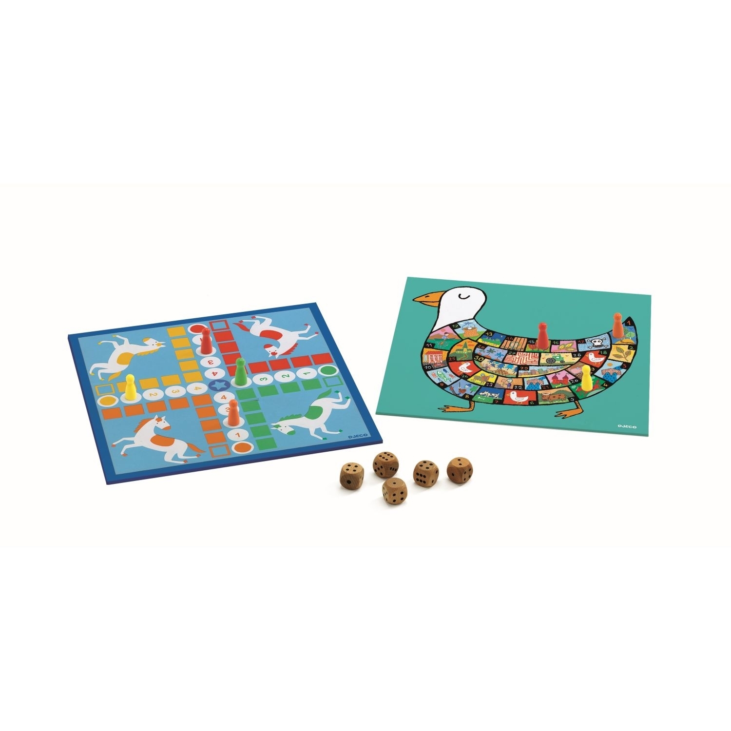 Djeco DJ05218 Klassische Spiele: Spielesammlung 4+