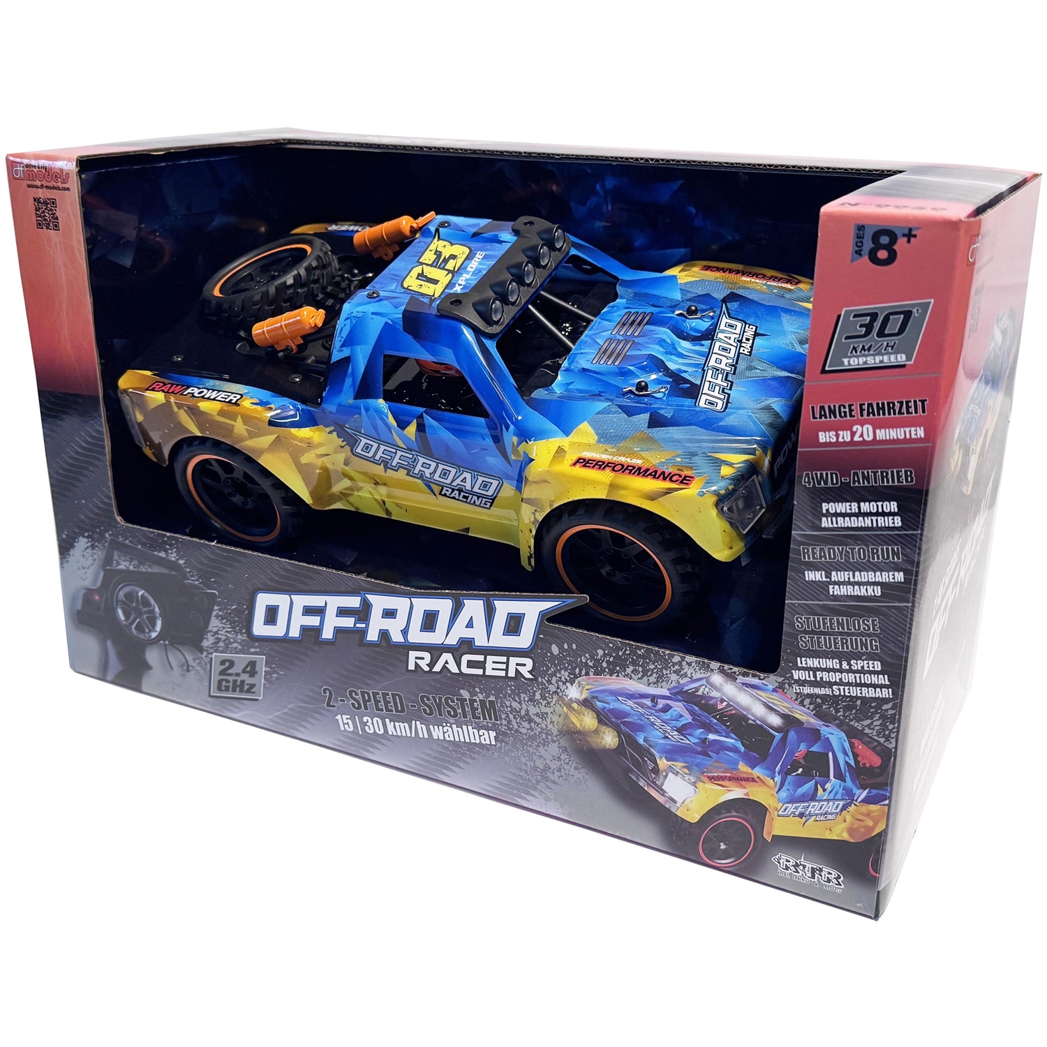 DF-Models 9949 R/C OFF-ROAD-Racer 1:18 RTR - 4WD