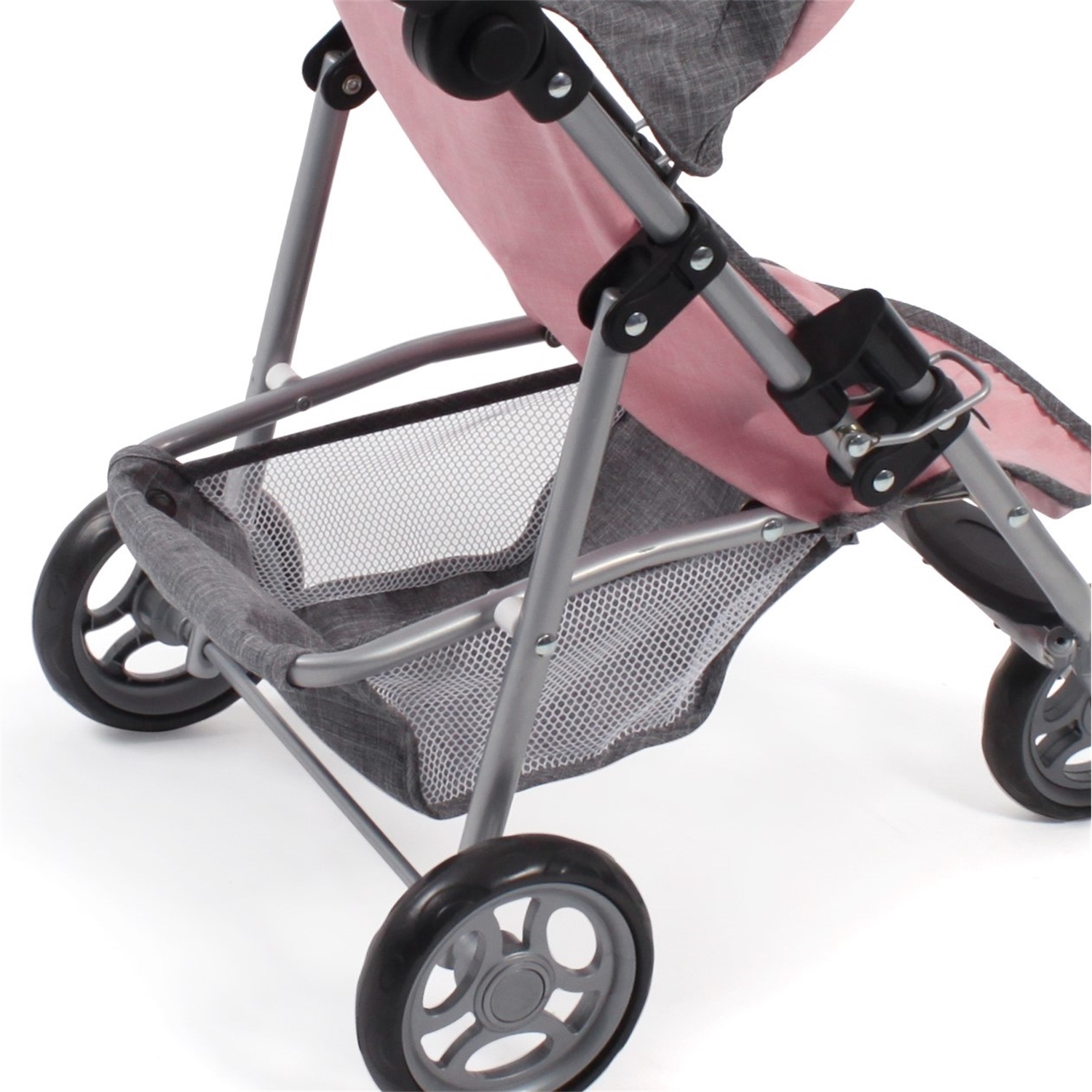 Bayer Chic 2000 612-15 Jogging-Buggy "LOLA" Melange grau-rosa