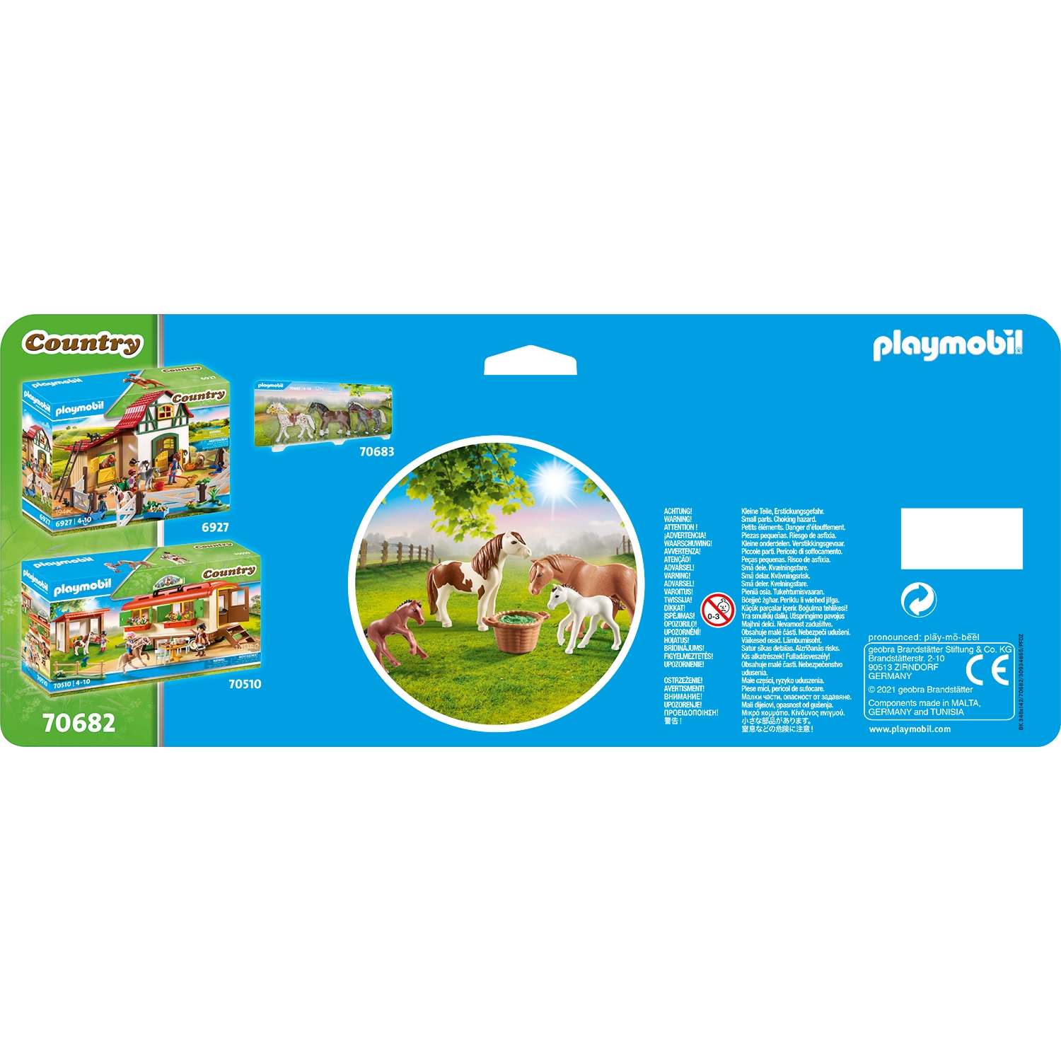 PLAYMOBIL 70682 Country Ponys mit Fohlen