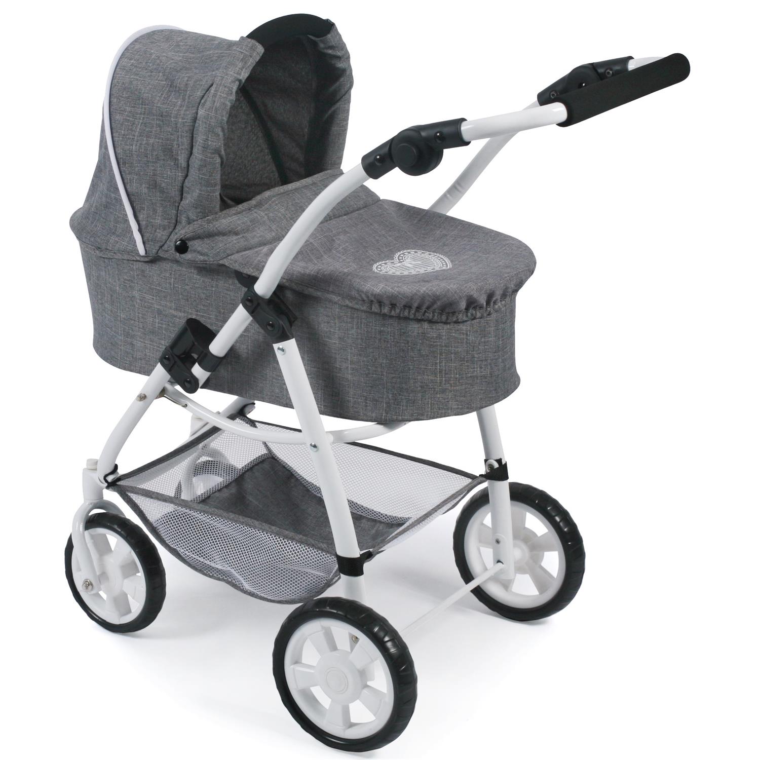 Bayer Chic 2000 637-76 3 in 1 Kombi EMOTION ALL IN, Jeans Grey