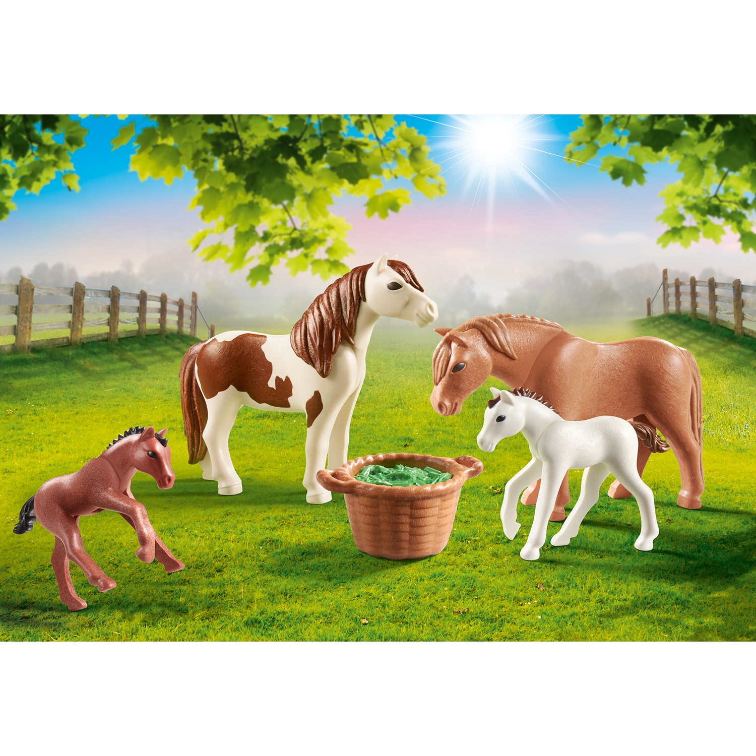 PLAYMOBIL 70682 Country Ponys mit Fohlen