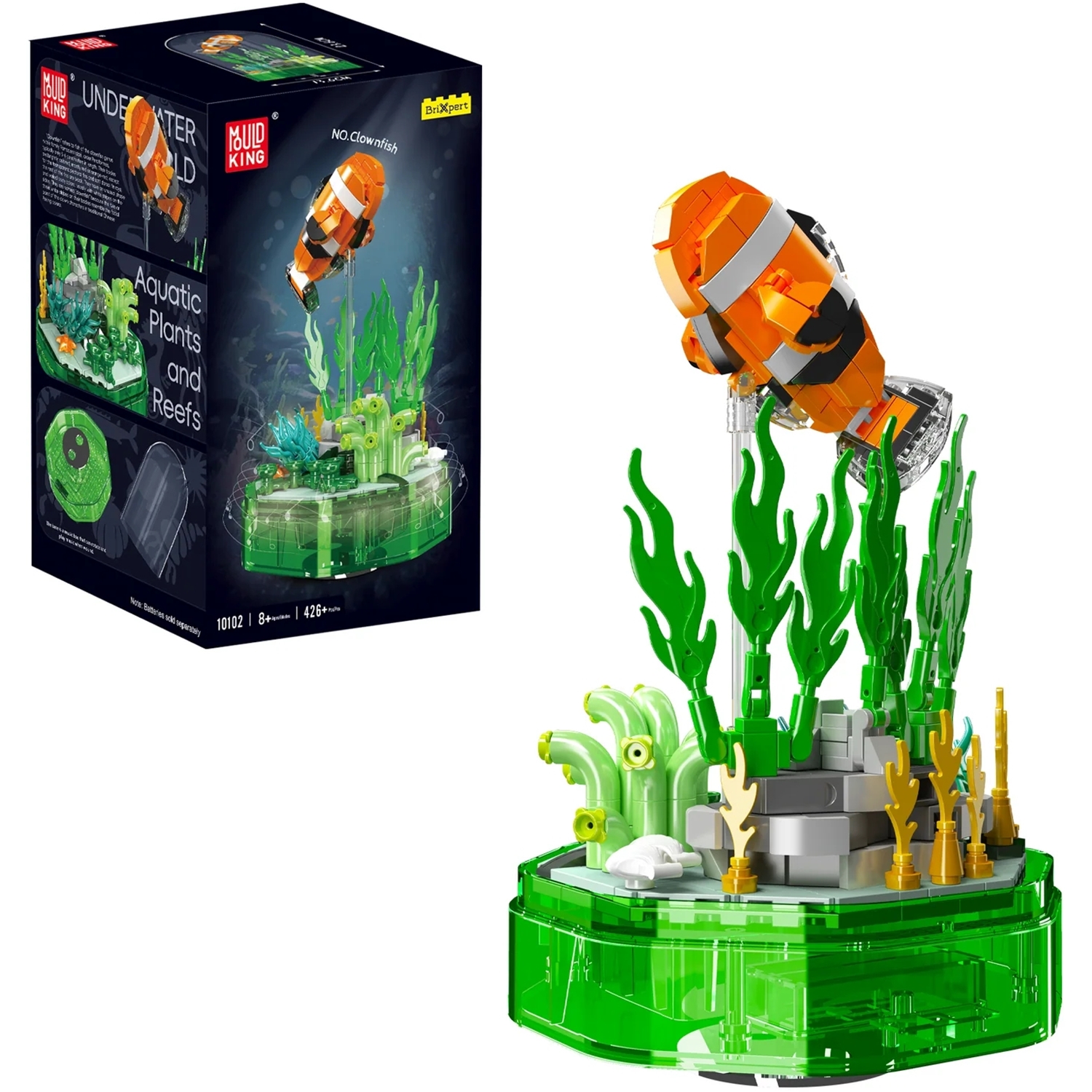 Mould King 10102 Spieluhr Clownfisch