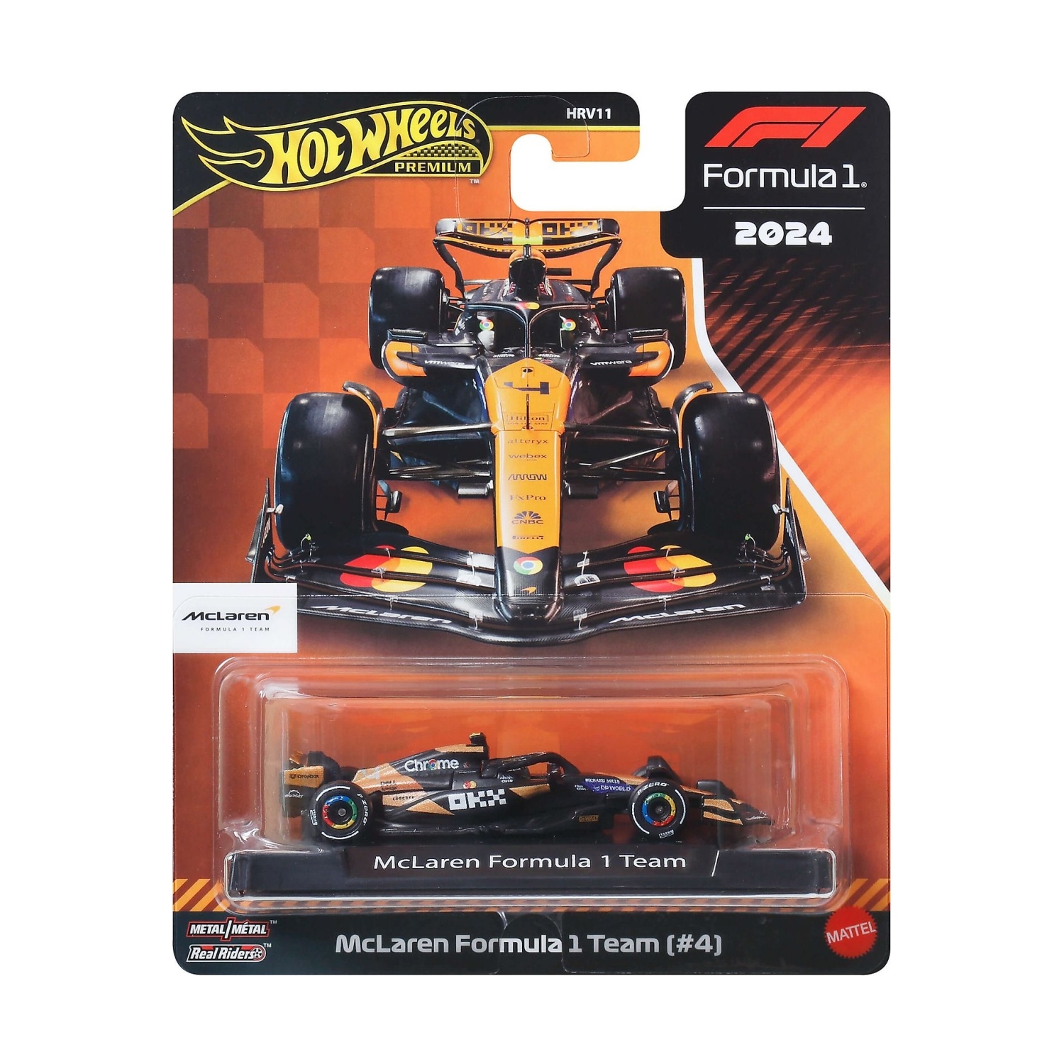 Mattel JBM11 Hot Wheels Race - McLaren |2024 Livery Oscar Piast