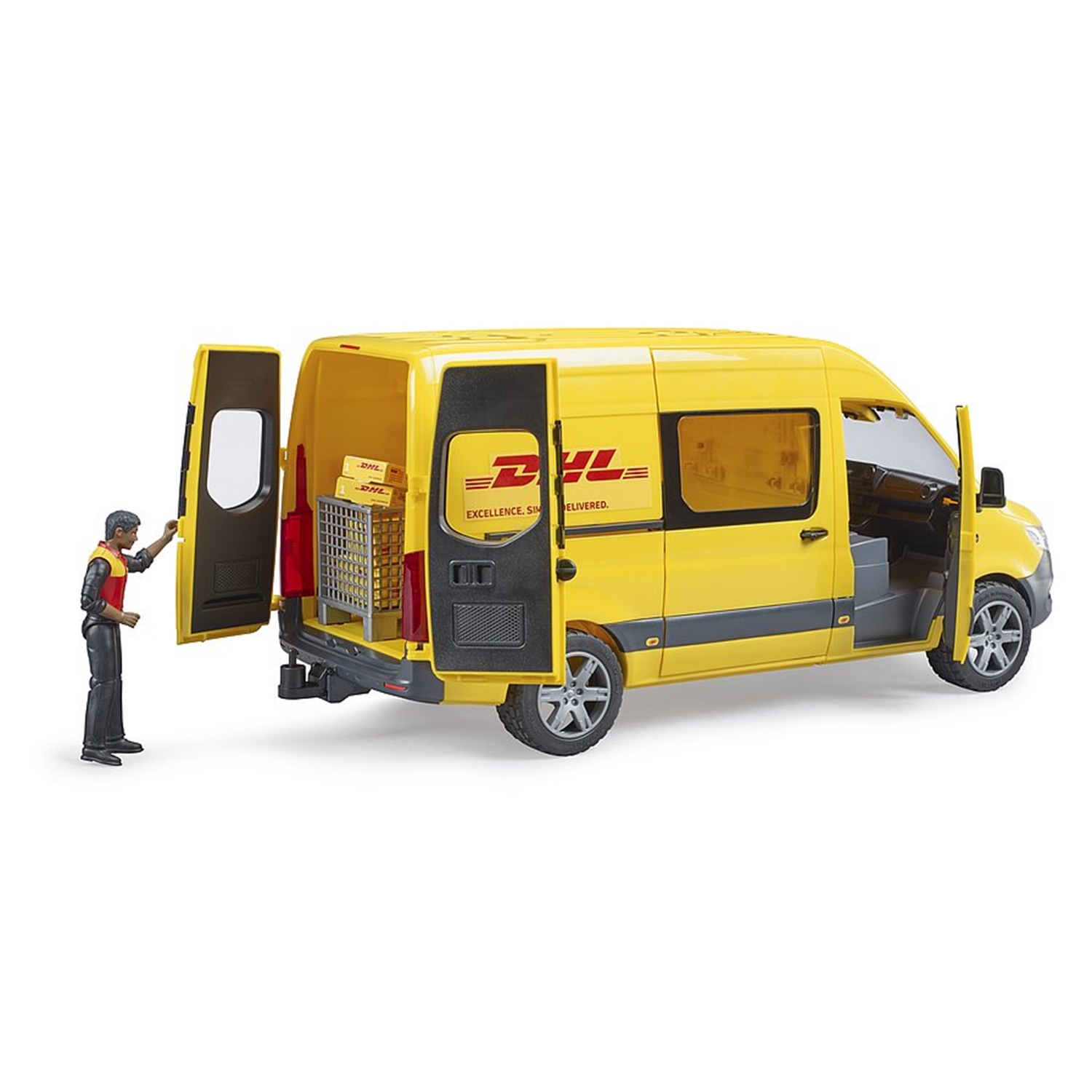 Bruder 02671 MB Sprinter DHL mit Fahrer