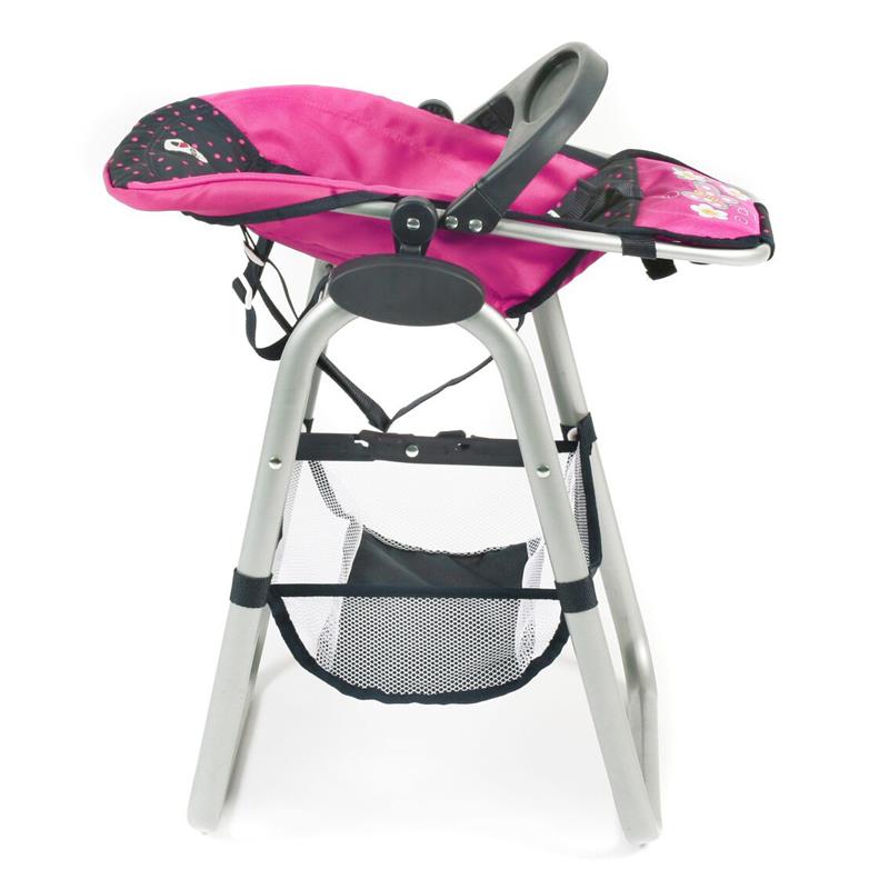 Bayer Chic 2000 655-12 Puppen-Hochstuhl, Dots Navy-Pink
