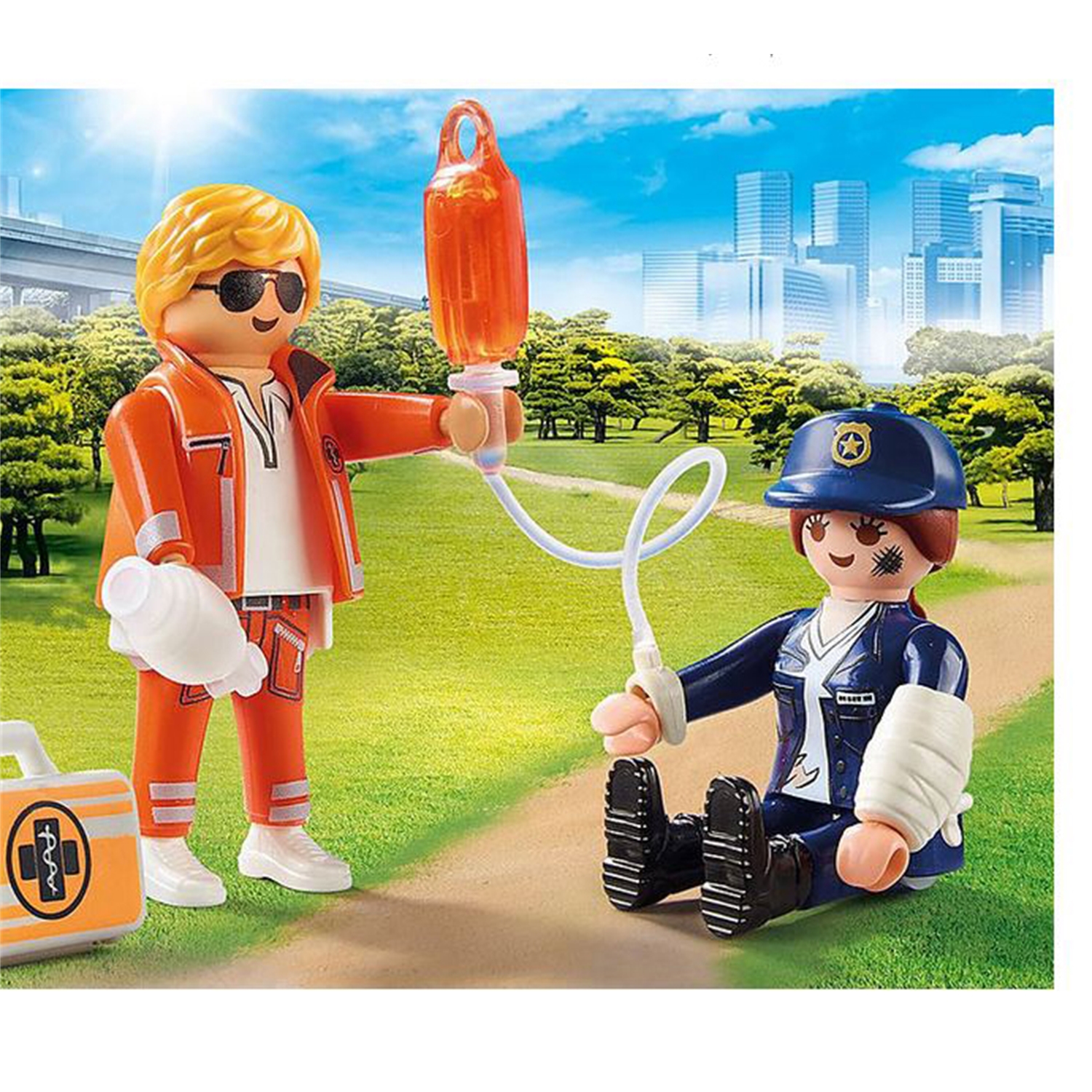 PLAYMOBIL 70823 DuoPack Notarzt und Polizistin