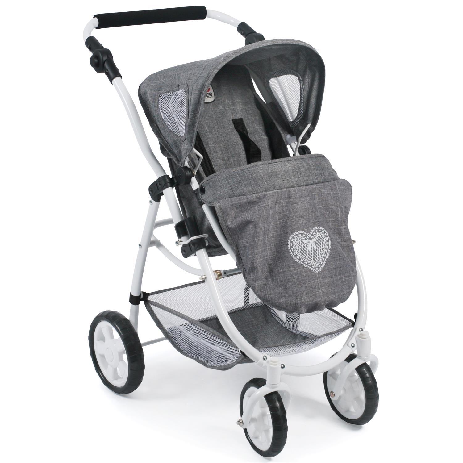 Bayer Chic 2000 637-76 3 in 1 Kombi EMOTION ALL IN, Jeans Grey