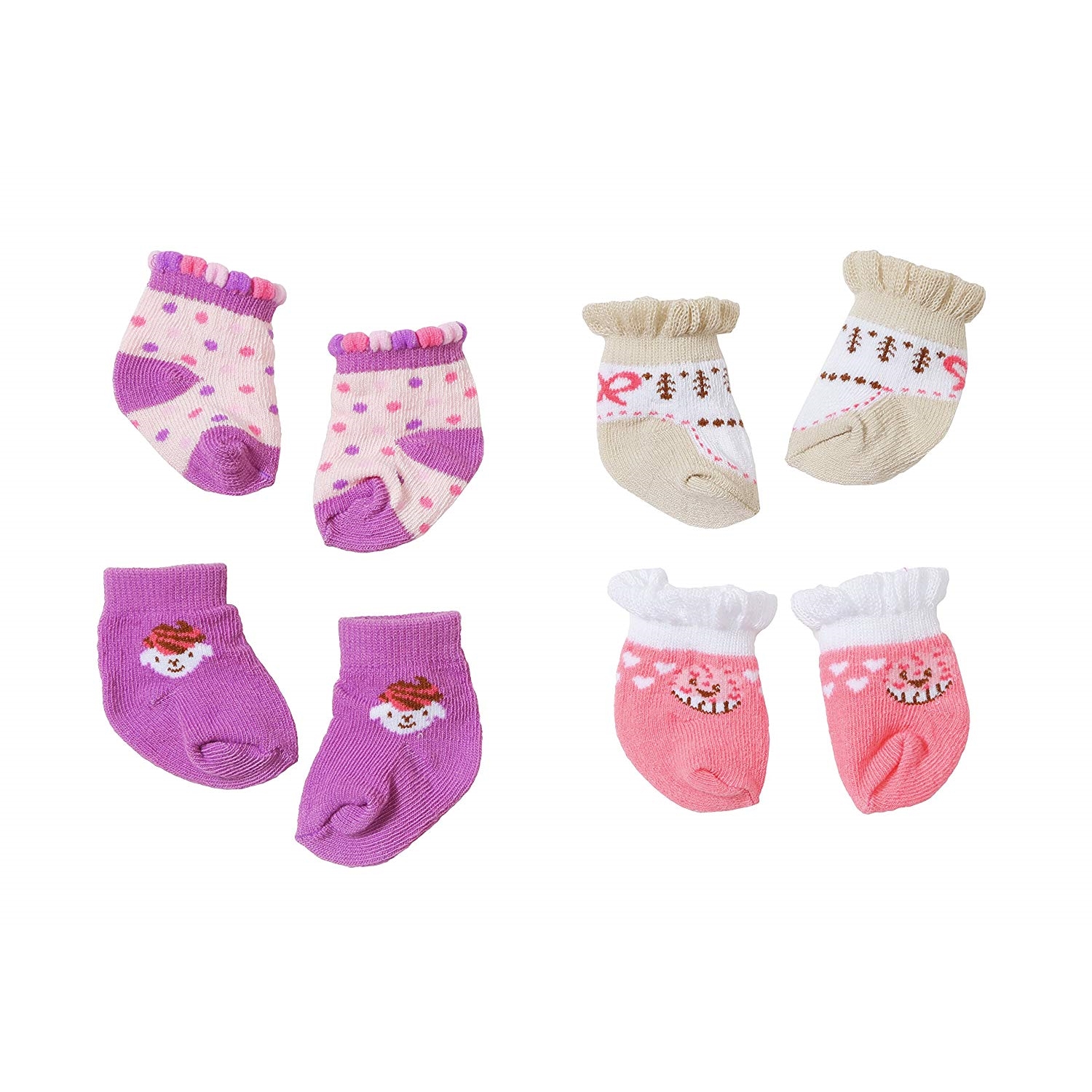 Zapf Creation 700860 Baby Annabell Socken 43cm, 2 Paar