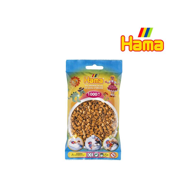 Hama 207-21 Perlen-Btl. 1000 Stck., hellbraun