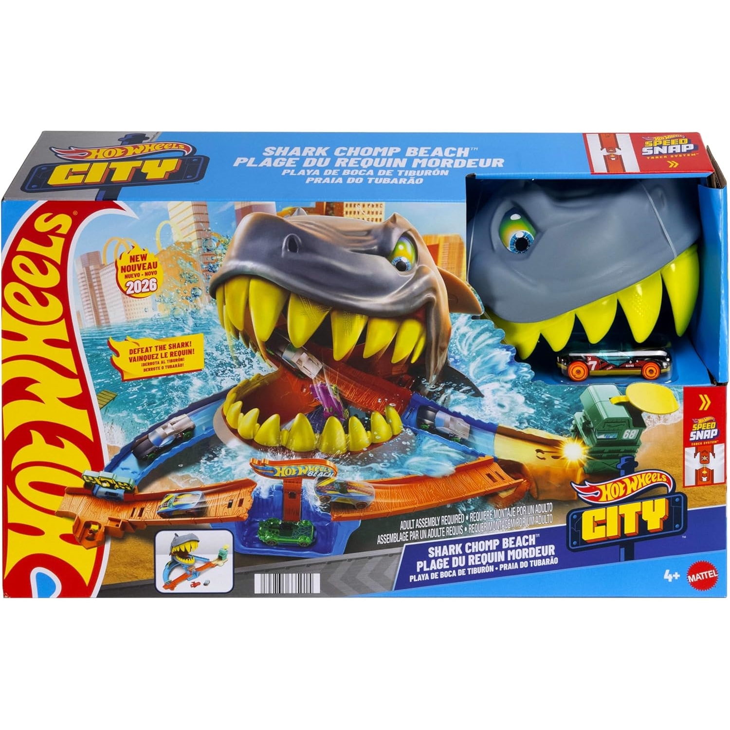 Mattel JHL96 Hot Wheels City Shark Beach