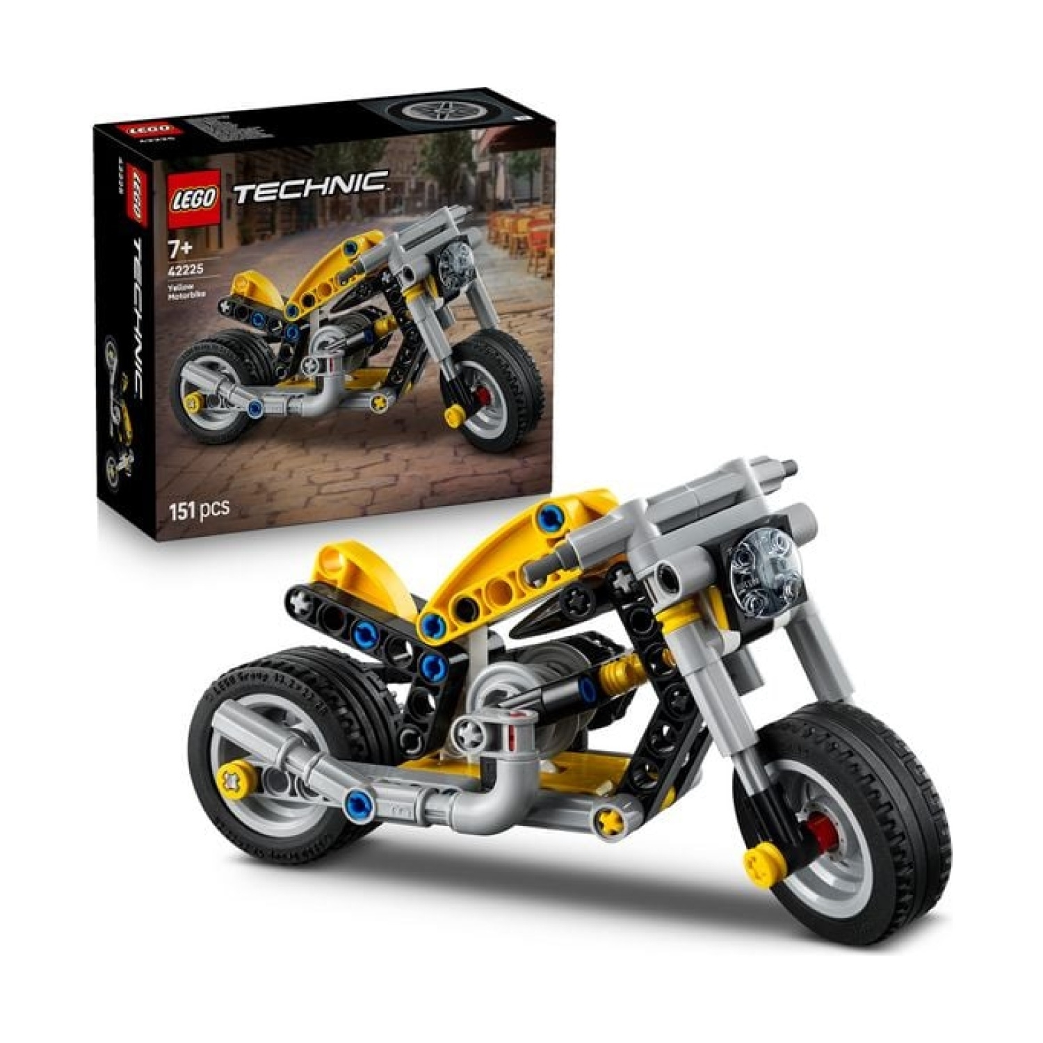 LEGO 42225 Gelbes Motorrad