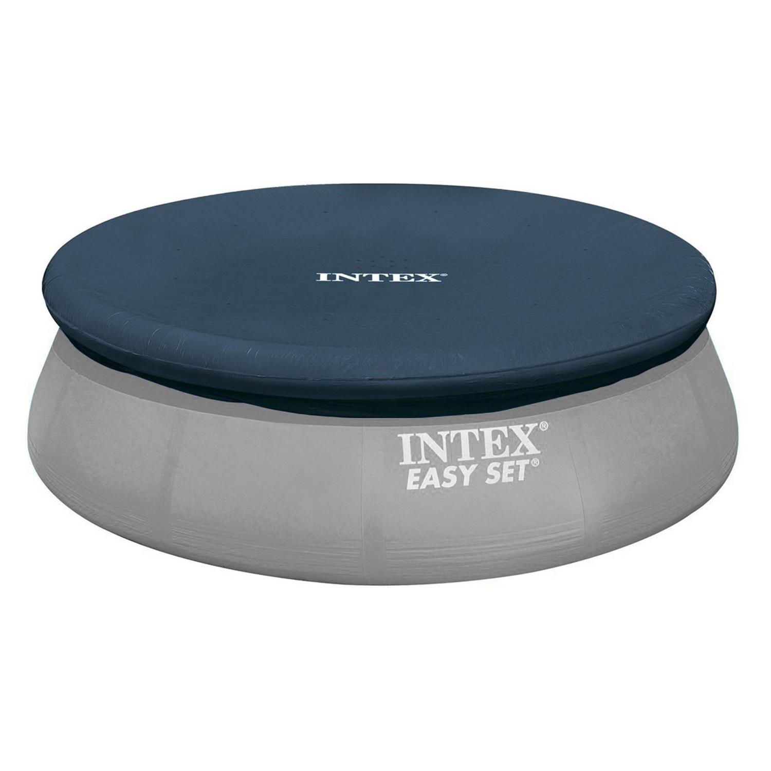 Intex 28026 Abdeckplane für Easy-Pool Ø396 cm, Überhang 30 cm