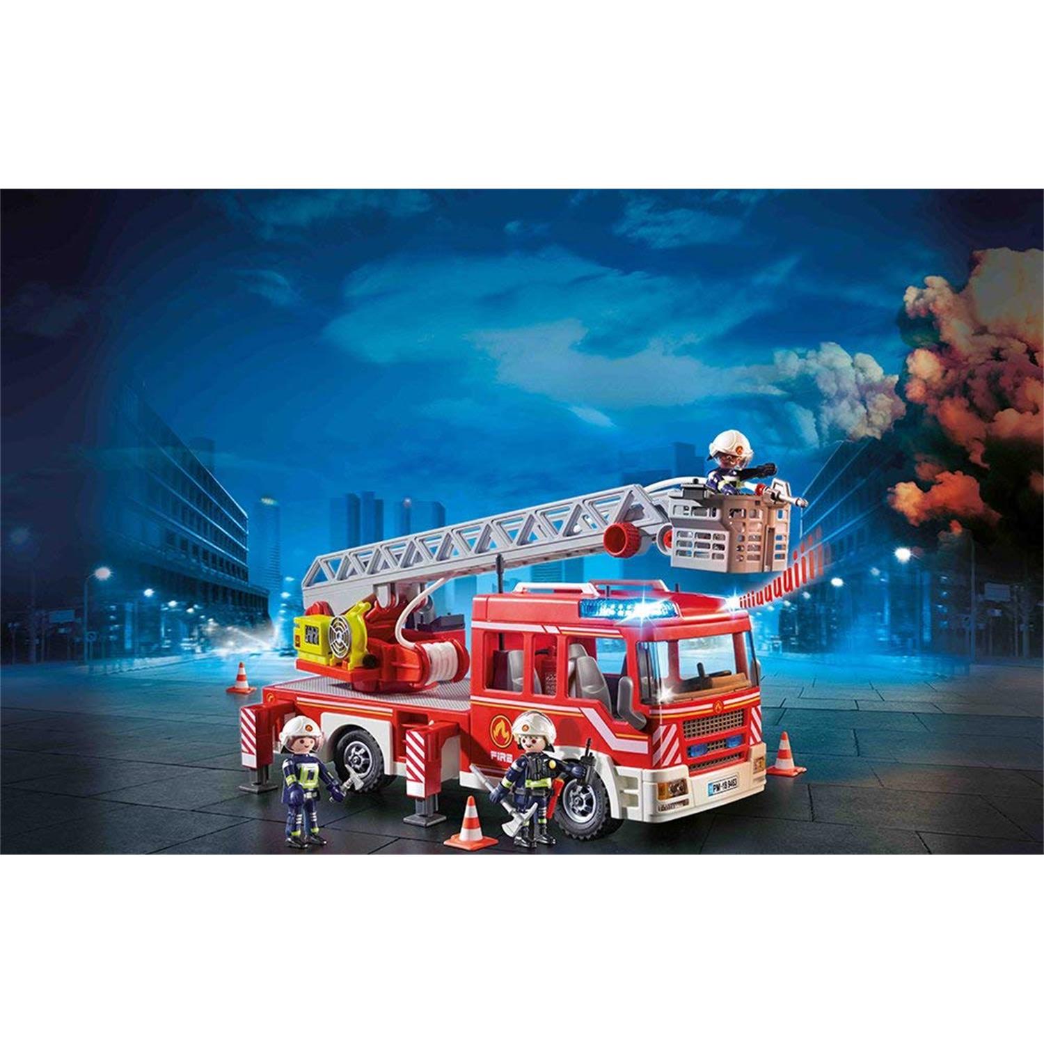 PLAYMOBIL 9463 Feuerwehr-Leiterfahrzeug