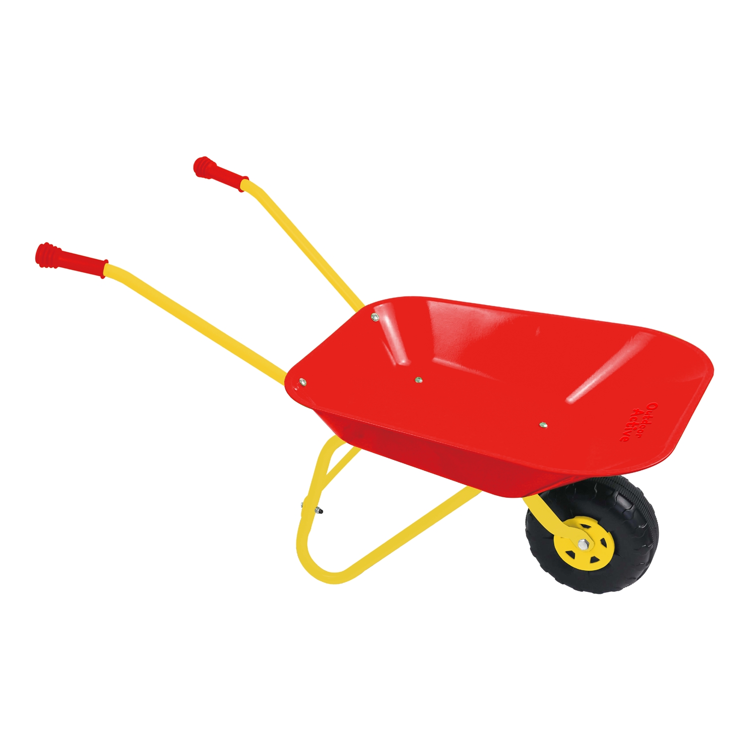 Outdoor Active 559 Kinder Metallschubkarre rot