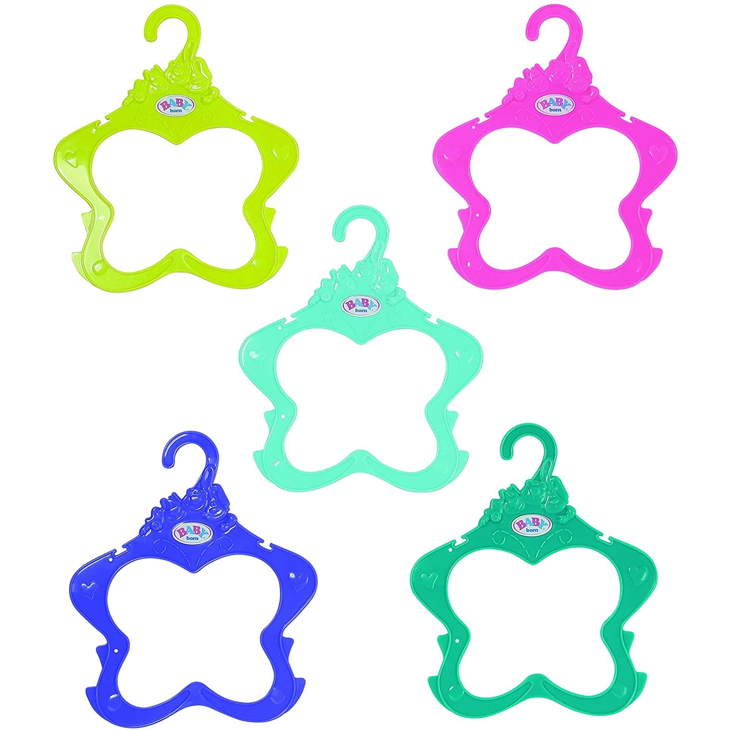 Zapf Creation 831144 BABY born Kleiderbügel, 5er Pack 43 cm Zapf Creation 831144 BABY born Kleiderbügel, 5er Pack 43 cm