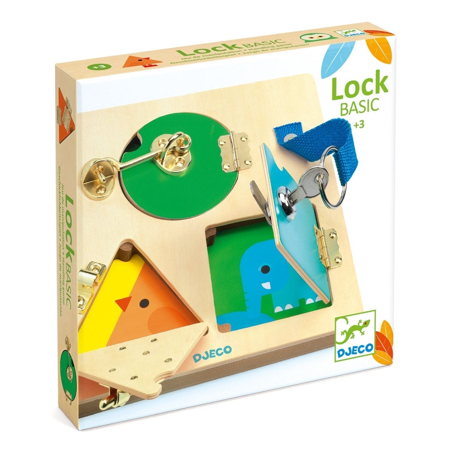 Djeco DJ06213 Lernspielzeug: LockBasic