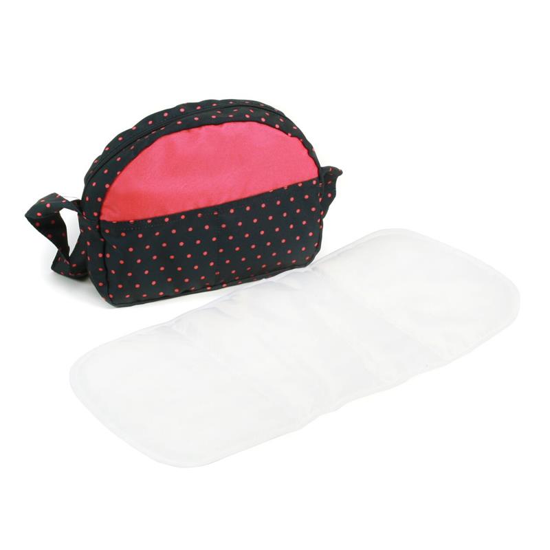 Bayer Chic 2000 853-11 Puppen-Wickeltasche, Dots Koralle