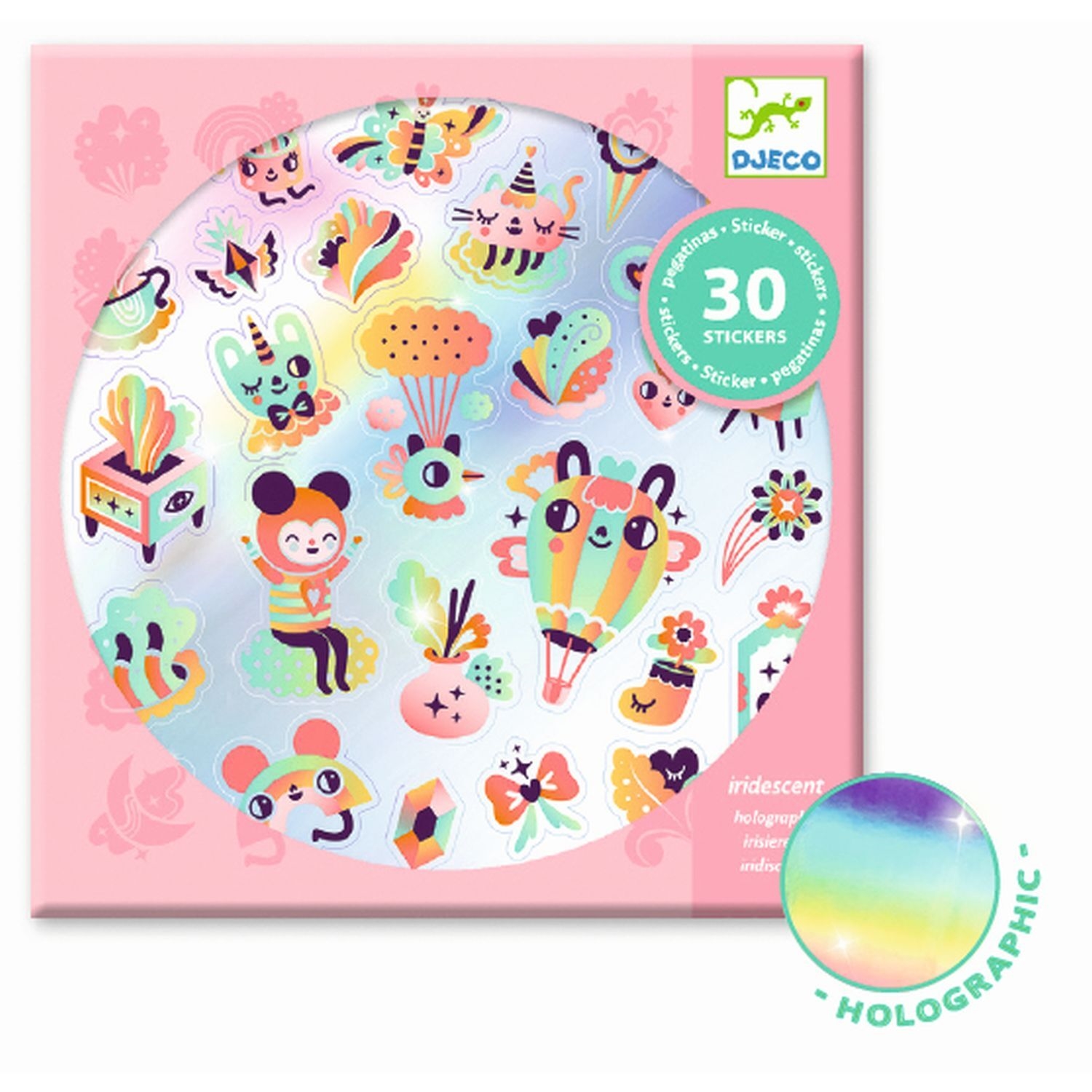 Djeco DJ09264 Sticker Herrlicher Regenbogen