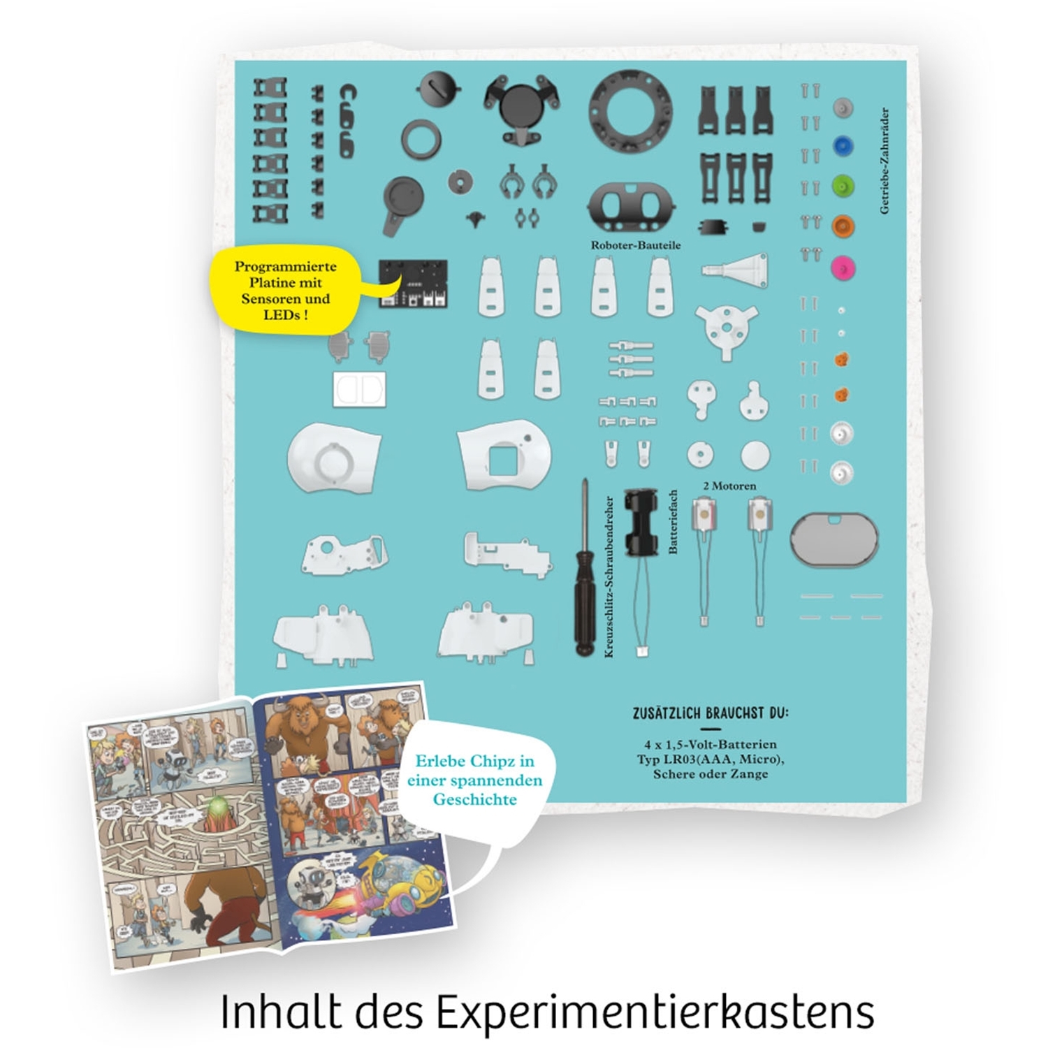 Kosmos 621001 Chipz - Dein intelligenter Roboter