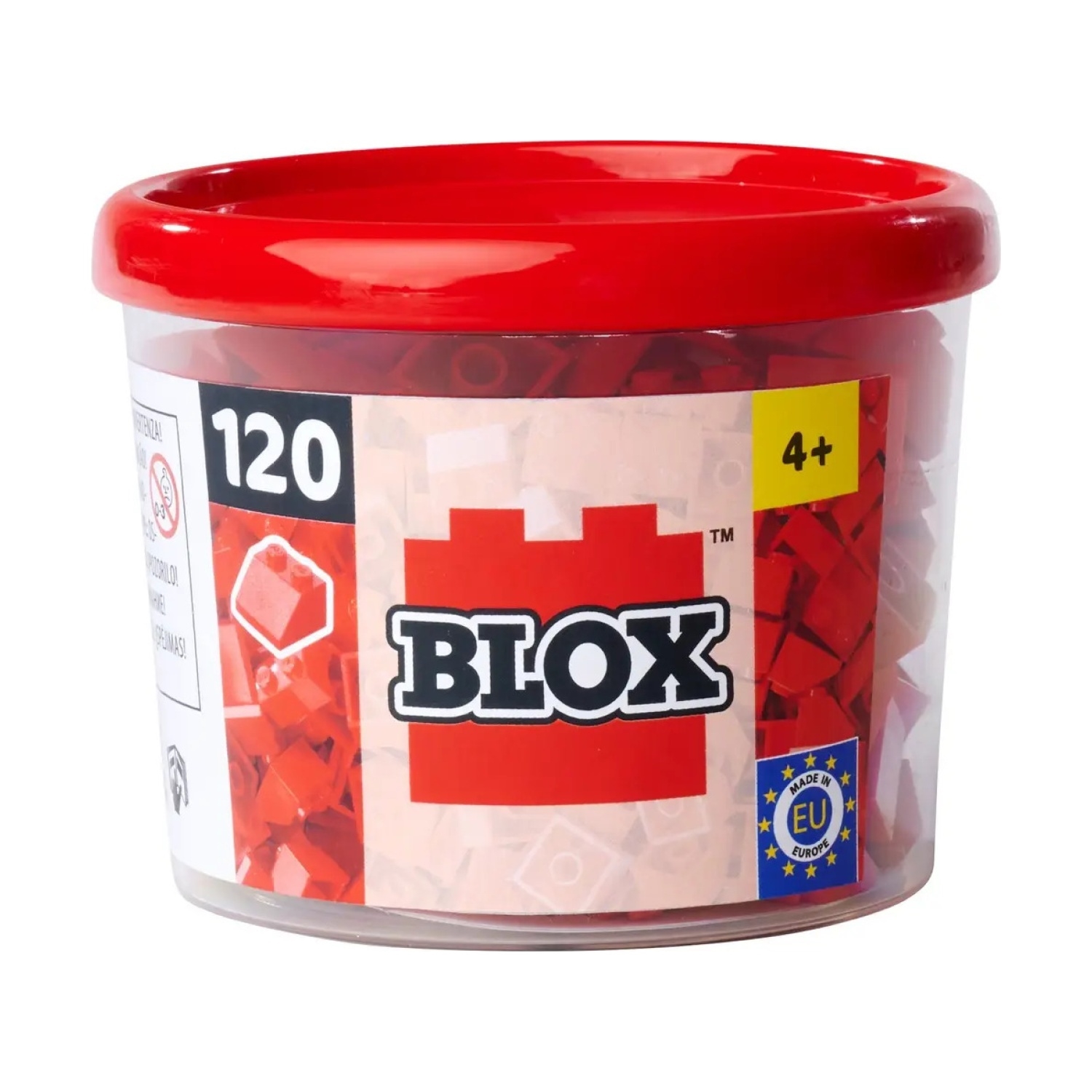 Androni Giocattoli 104114555 Blox 120 Dachsteine rot