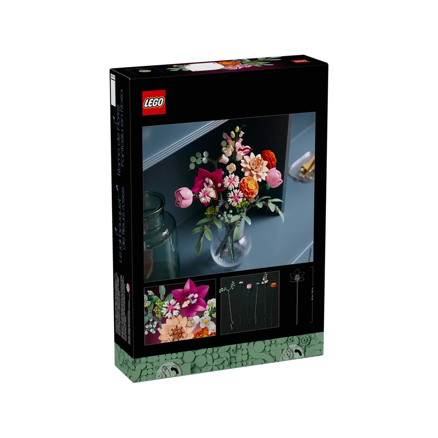 LEGO 10342 Schöner Rosafarbener Blumenstrauß