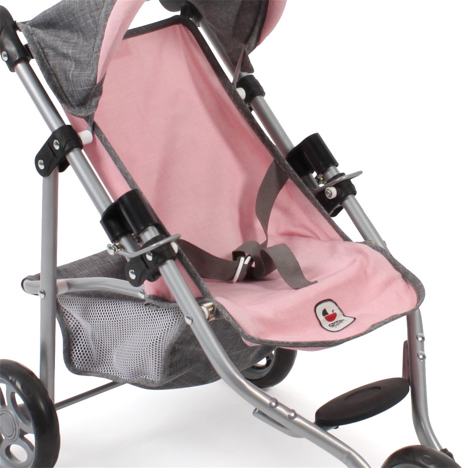 Bayer Chic 2000 612-15 Jogging-Buggy "LOLA" Melange grau-rosa