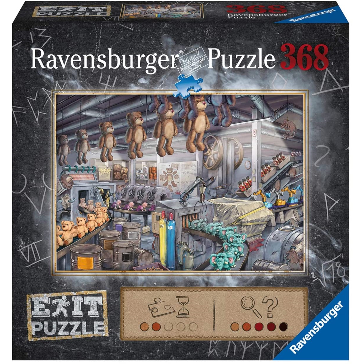 Ravensburger 16484 EXIT Puzzle In der Spielzeugfabrik