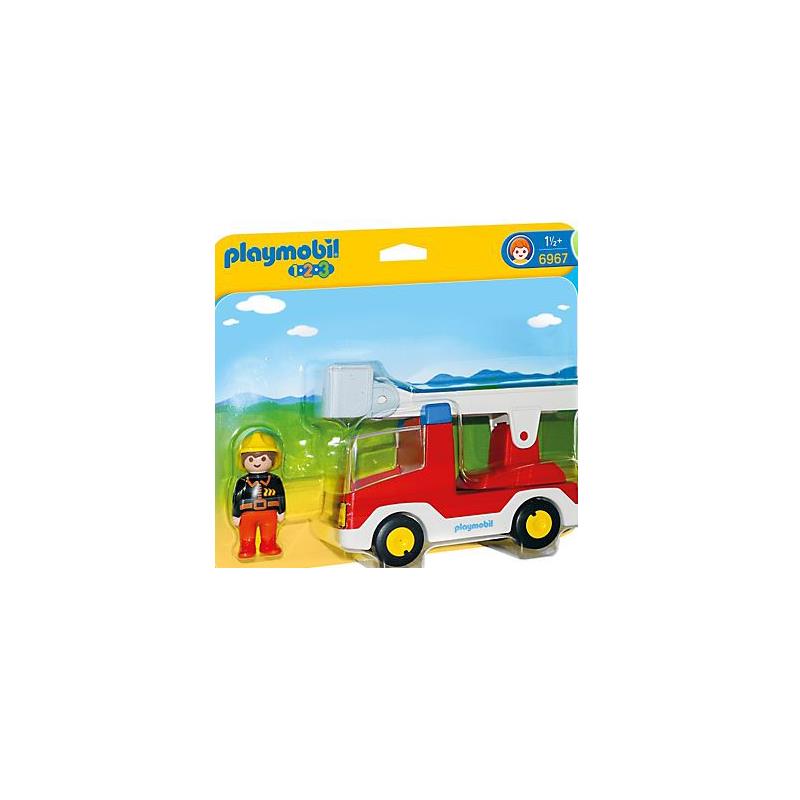 PLAYMOBIL 6967 1.2.3 - Feuerwehrleiterfahrzeug