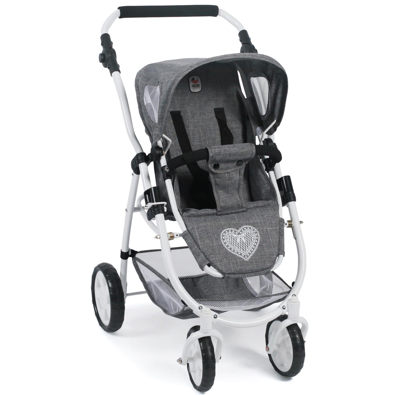 Bayer Chic 2000 637-76 3 in 1 Kombi EMOTION ALL IN, Jeans Grey