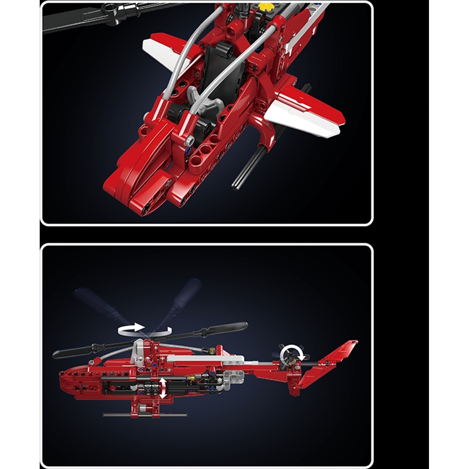 Mould King 24022 Helikopter Sparrow