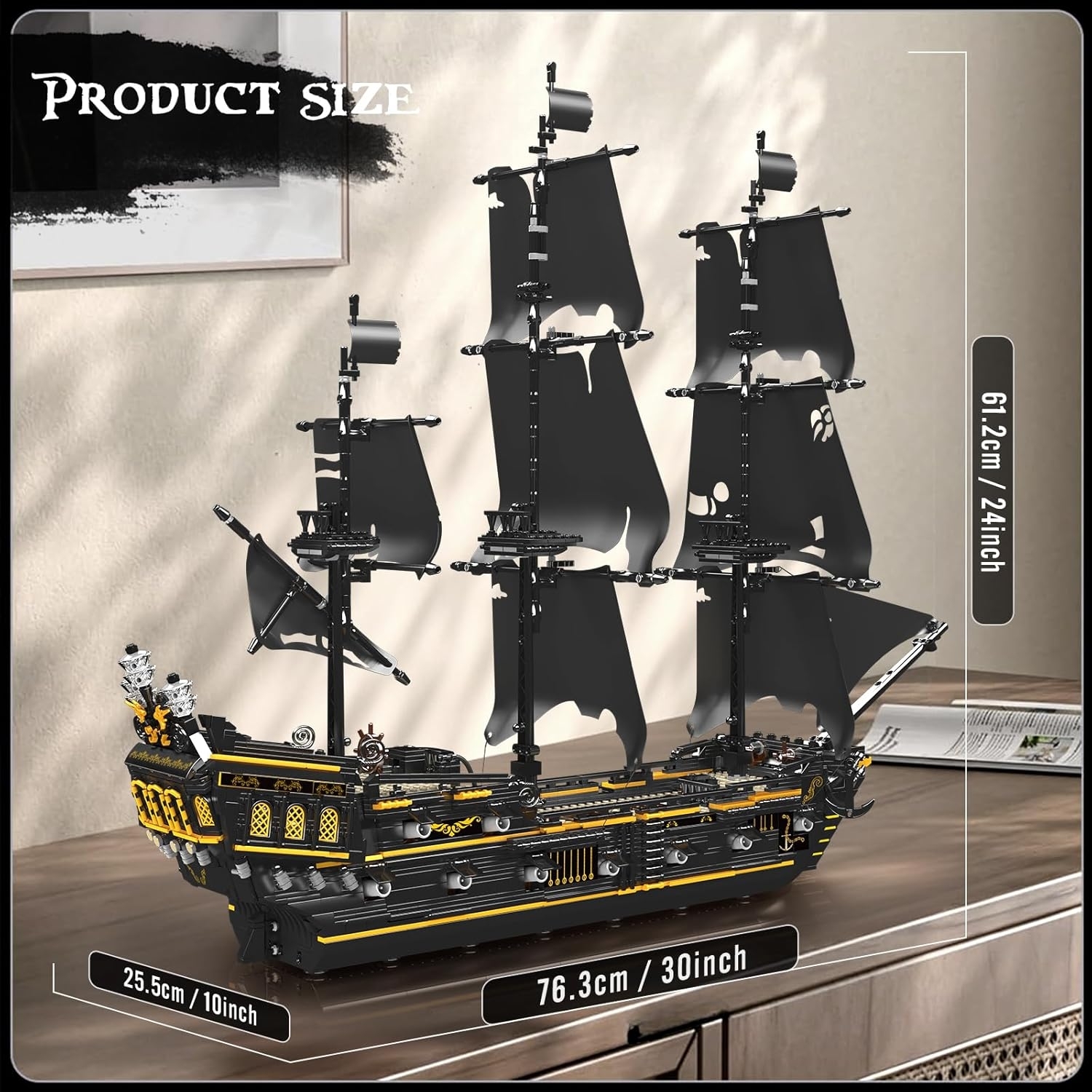 Mould King 13199 Piratenschiff Black Pearl