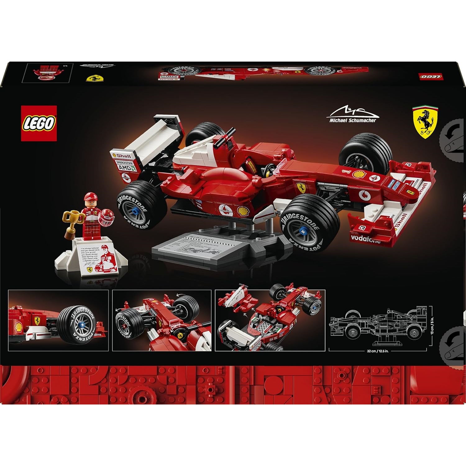 LEGO 11375 Ferrari F2004 und Michael Sc.